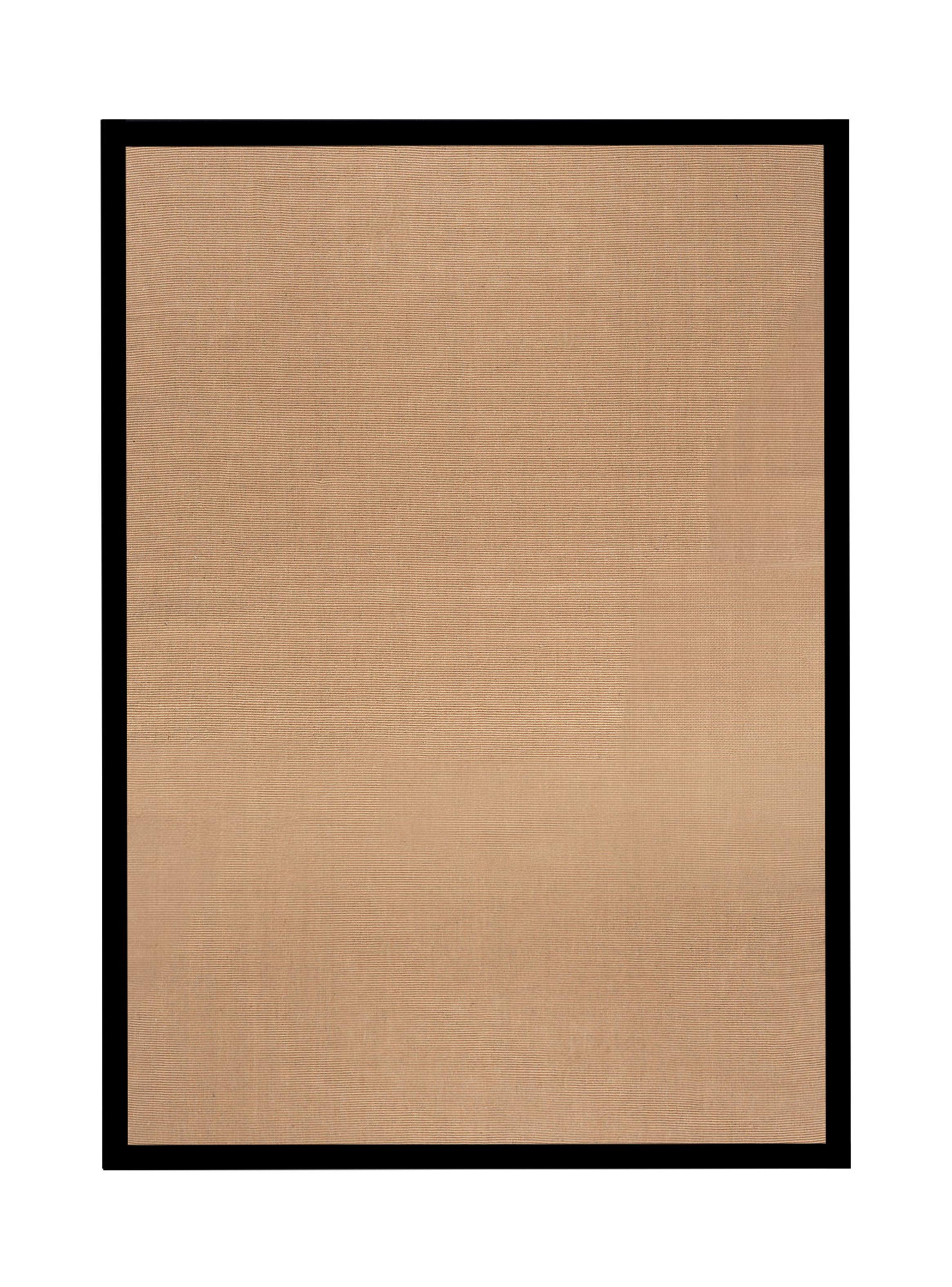 Imagen ampliada #1 para Alfombra Yute 160x230 cm Border Negro