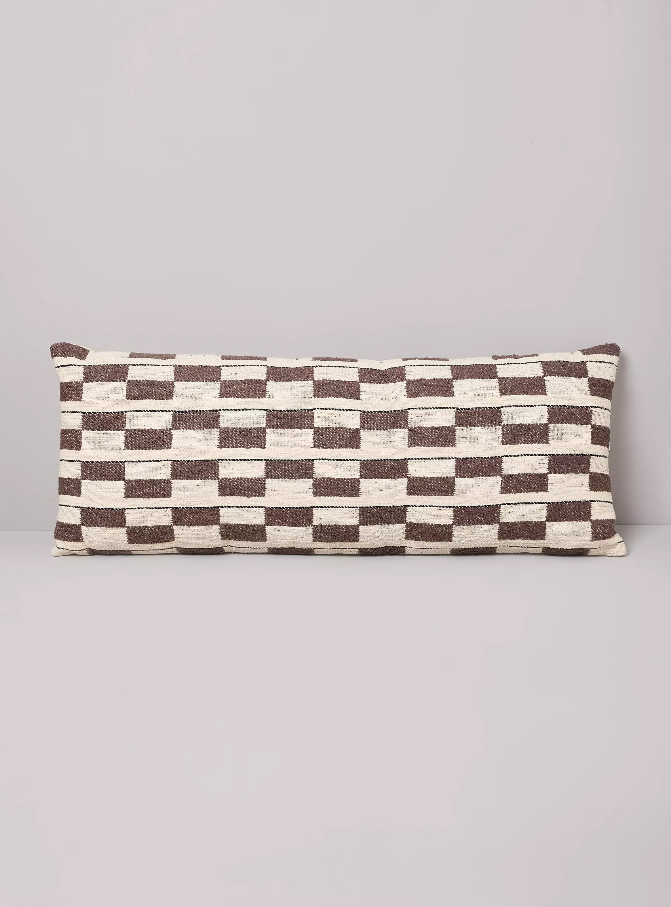 Miniatura de Cojn Tribal Cuadros 35x90 cm