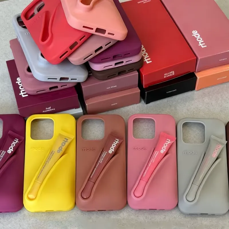 Miniatura lateral de Funda de telfono Rhode Lipstick