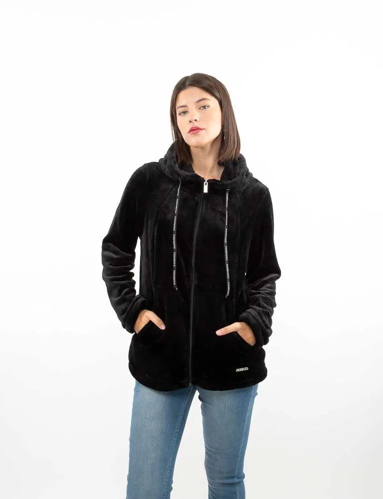 Miniatura de Polern Largo Peludo Mujer Fiorucci