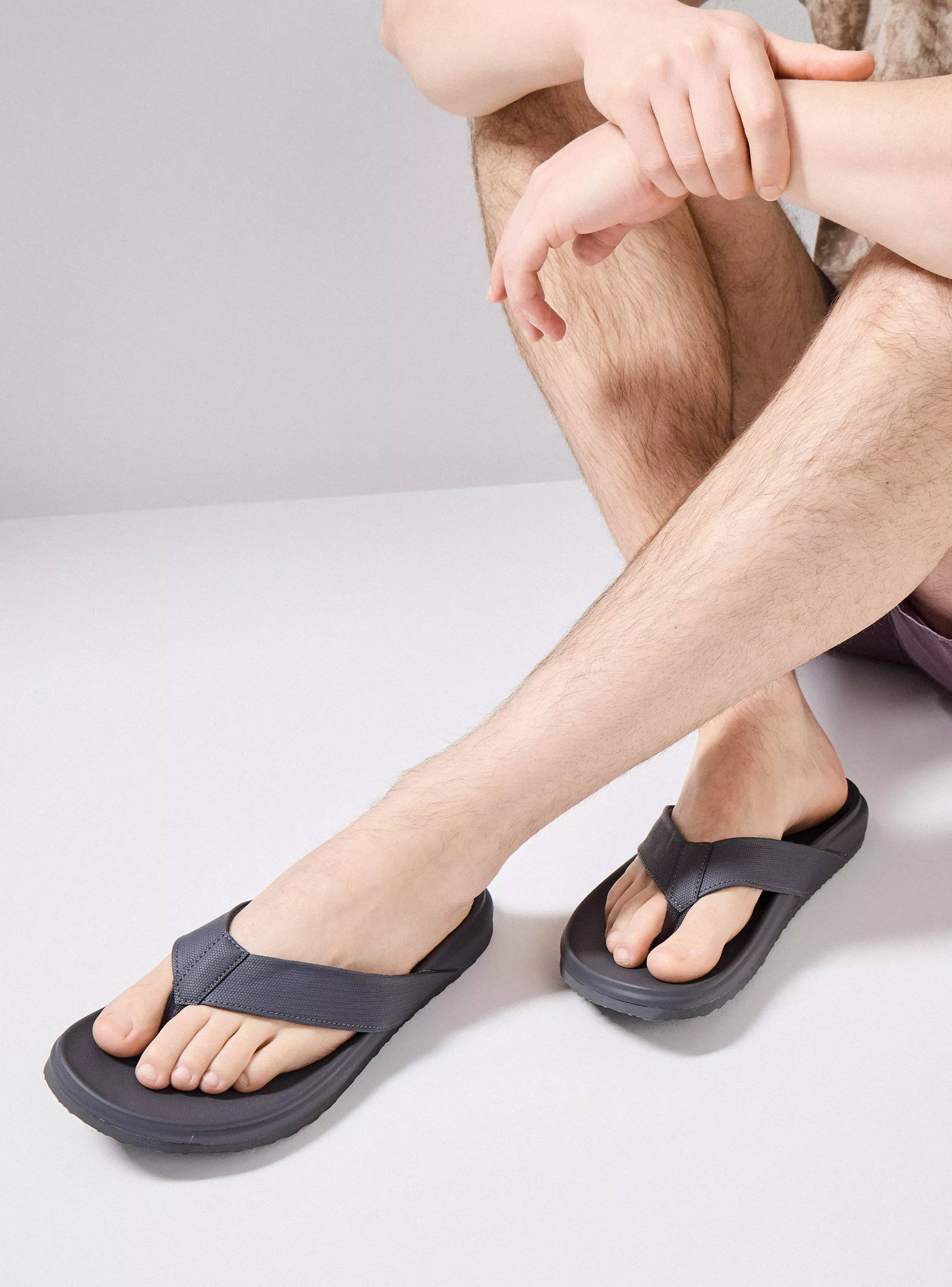 Imagen ampliada #1 para Sandalia Flipflop Texturada Hombre