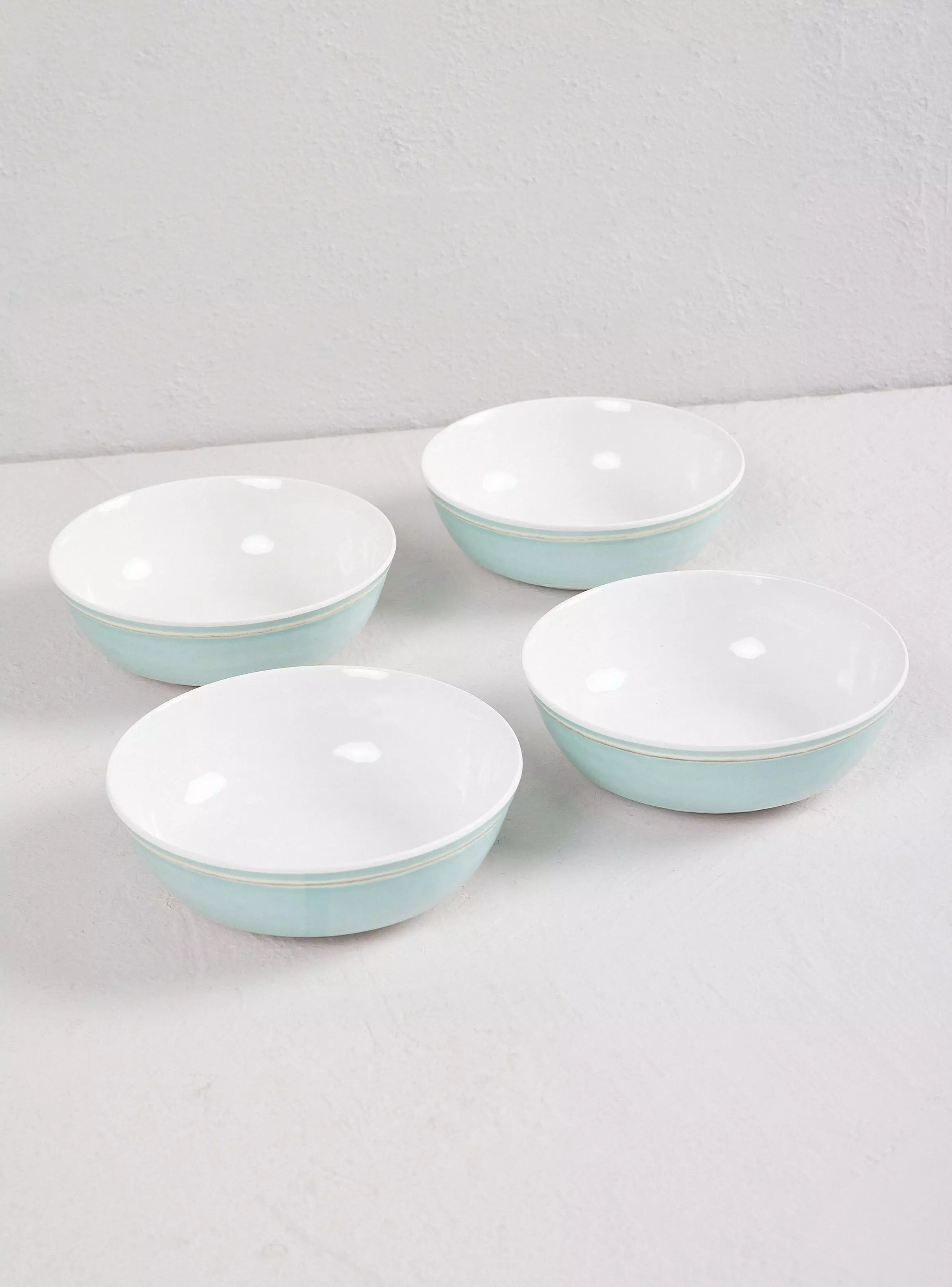 Imagen ampliada #1 para Set de 4 Bowls 18 cm Melamina Aqua