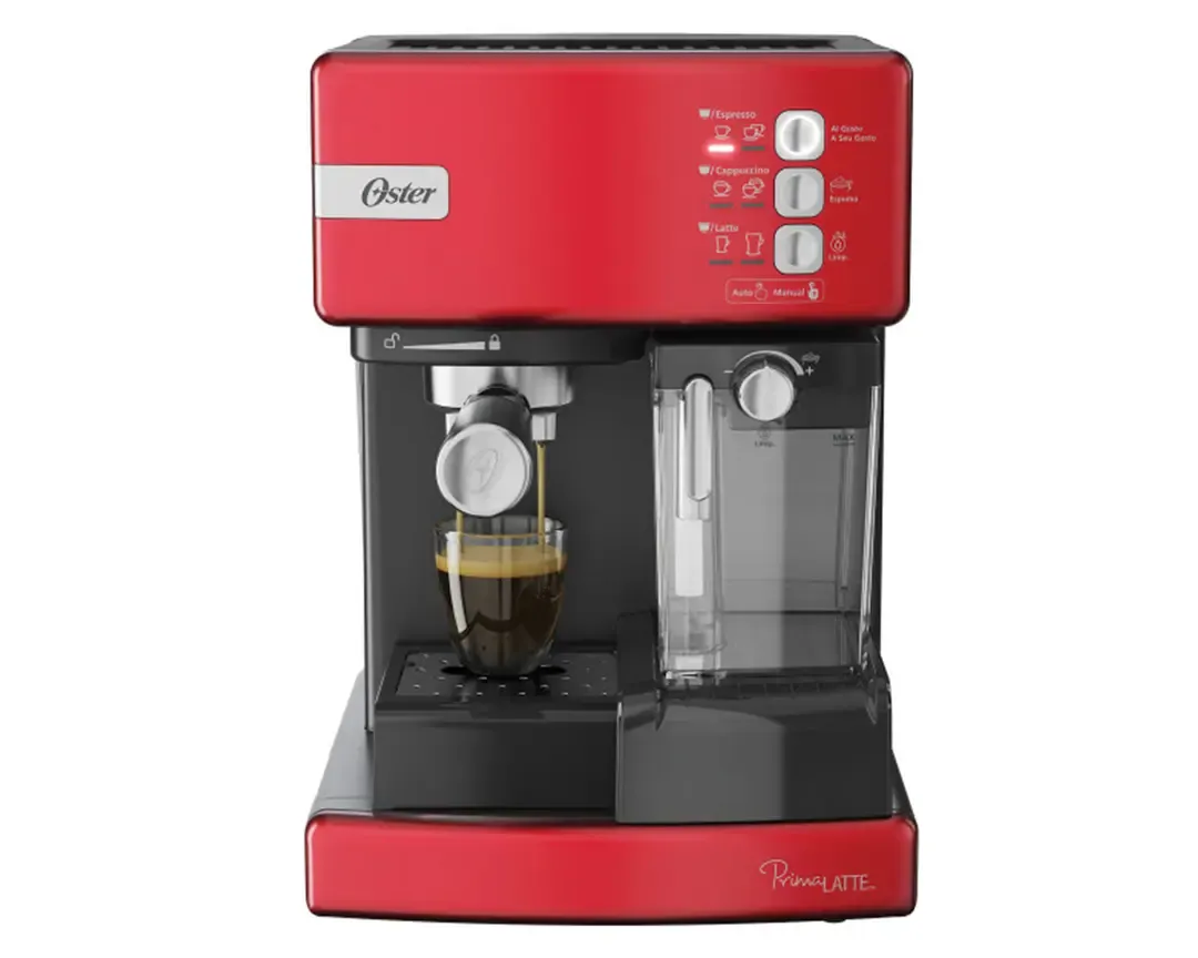 Miniatura de Cafetera espresso Prima latte 6603R rojo Oster