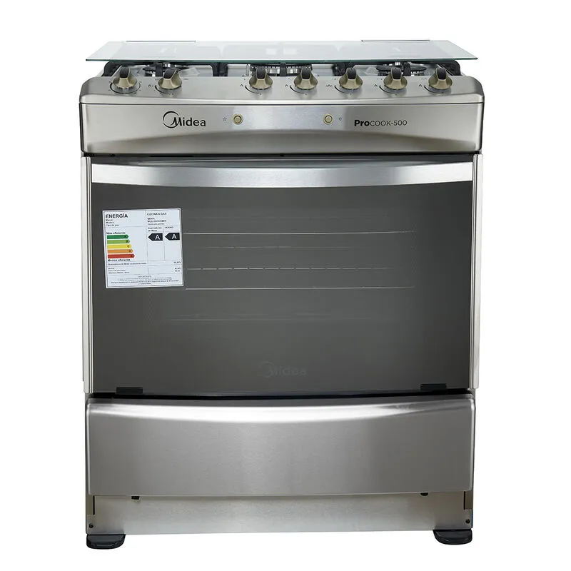 Miniatura de Cocina a Gas Midea MCG5QI30ANS 5 Quemadores
