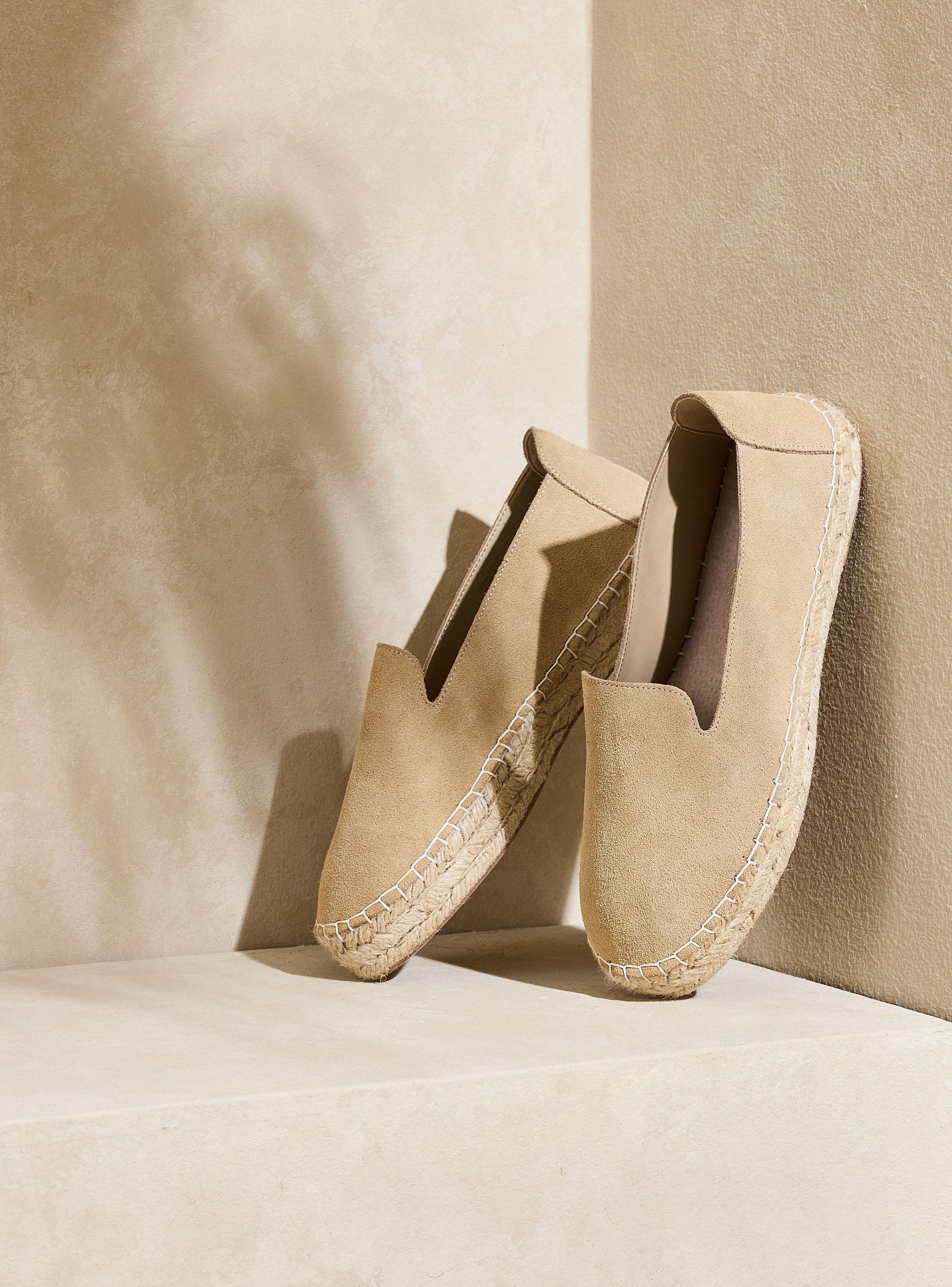 Imagen ampliada #1 para Alpargata Plataforma Cuero Mujer