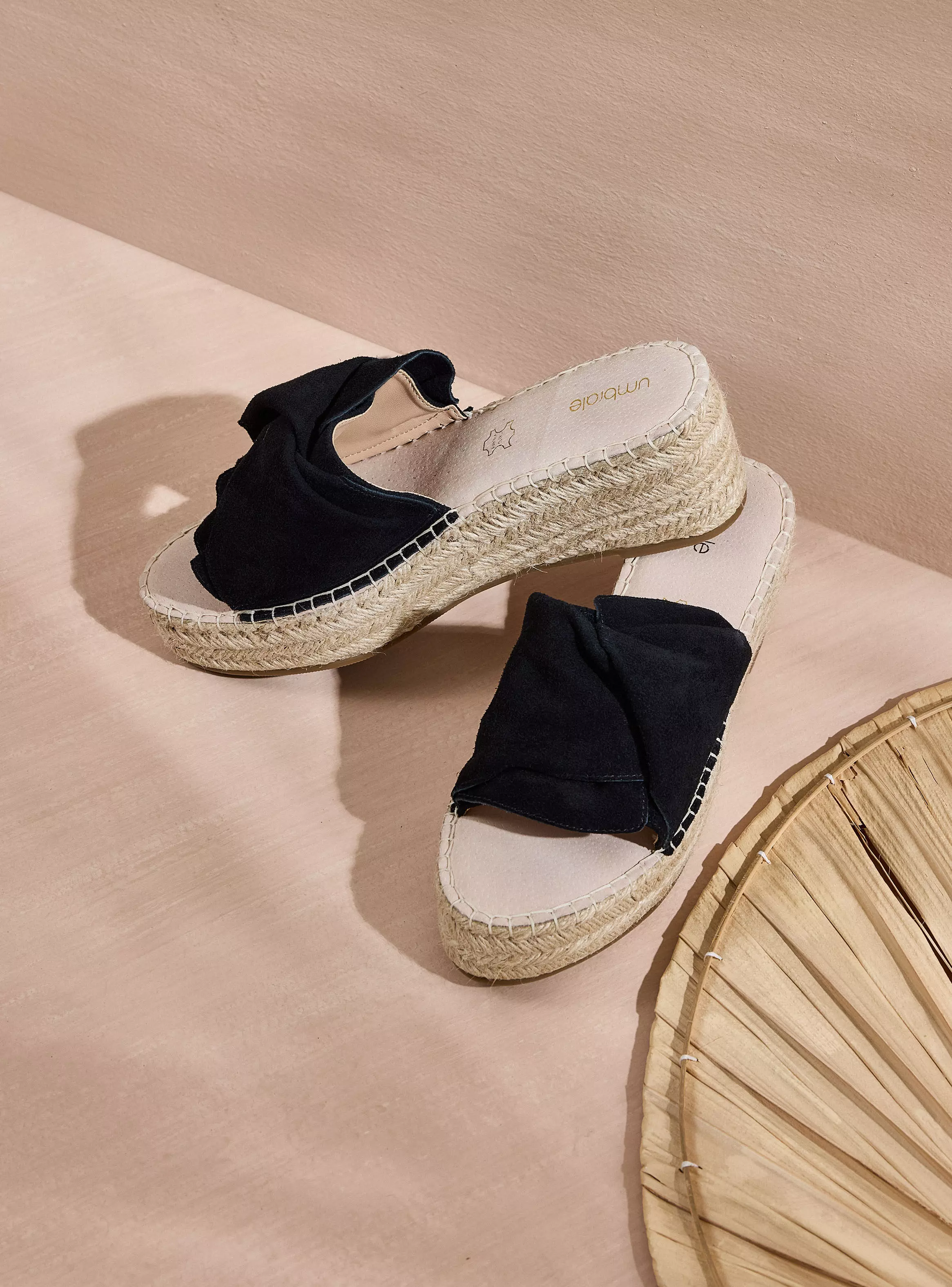 Imagen ampliada #1 para Sandalia con Nudo Cuero Mujer