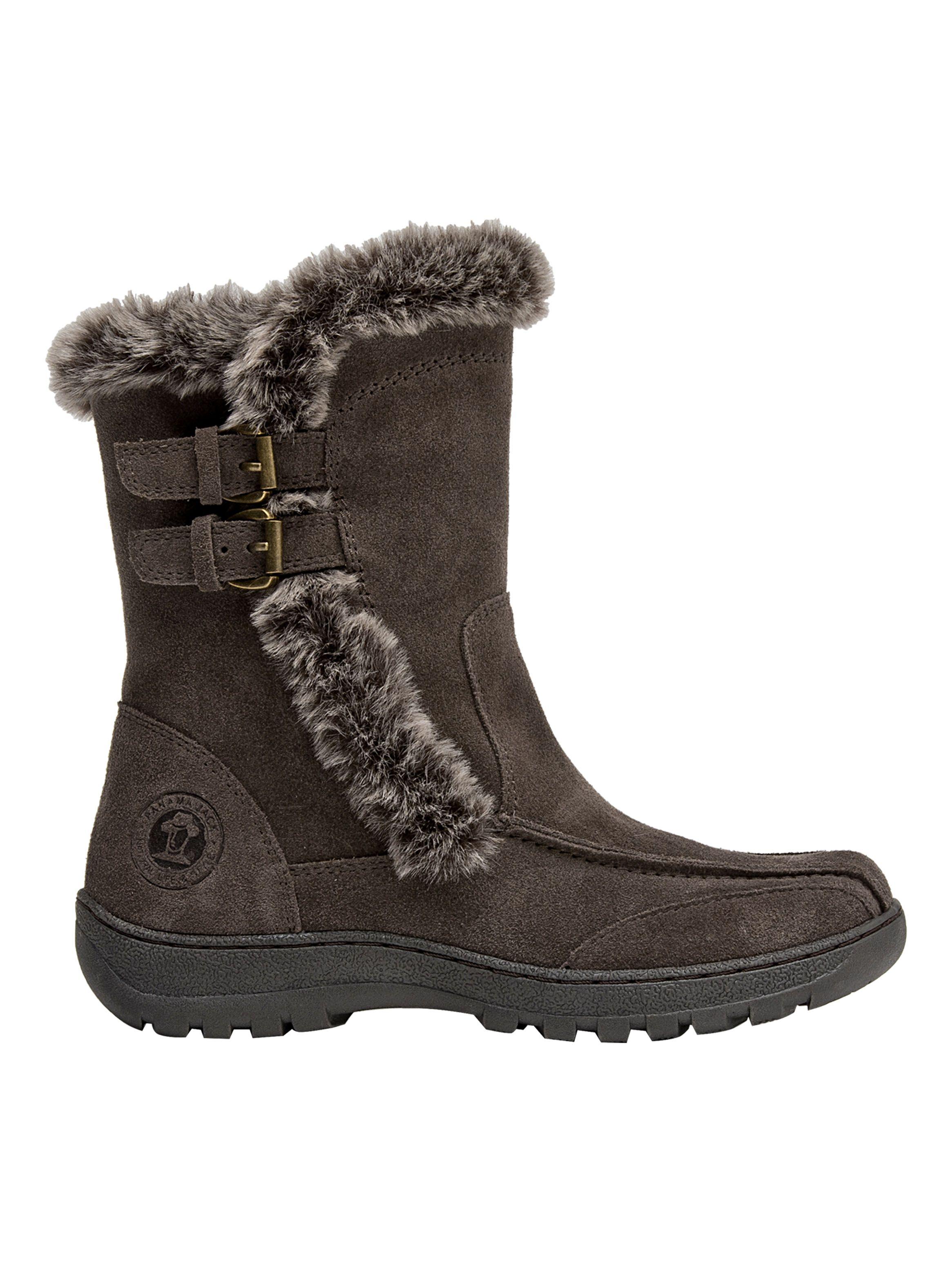 Imagen ampliada #1 para Bota de Pelo Wv019 Cuero Mujer