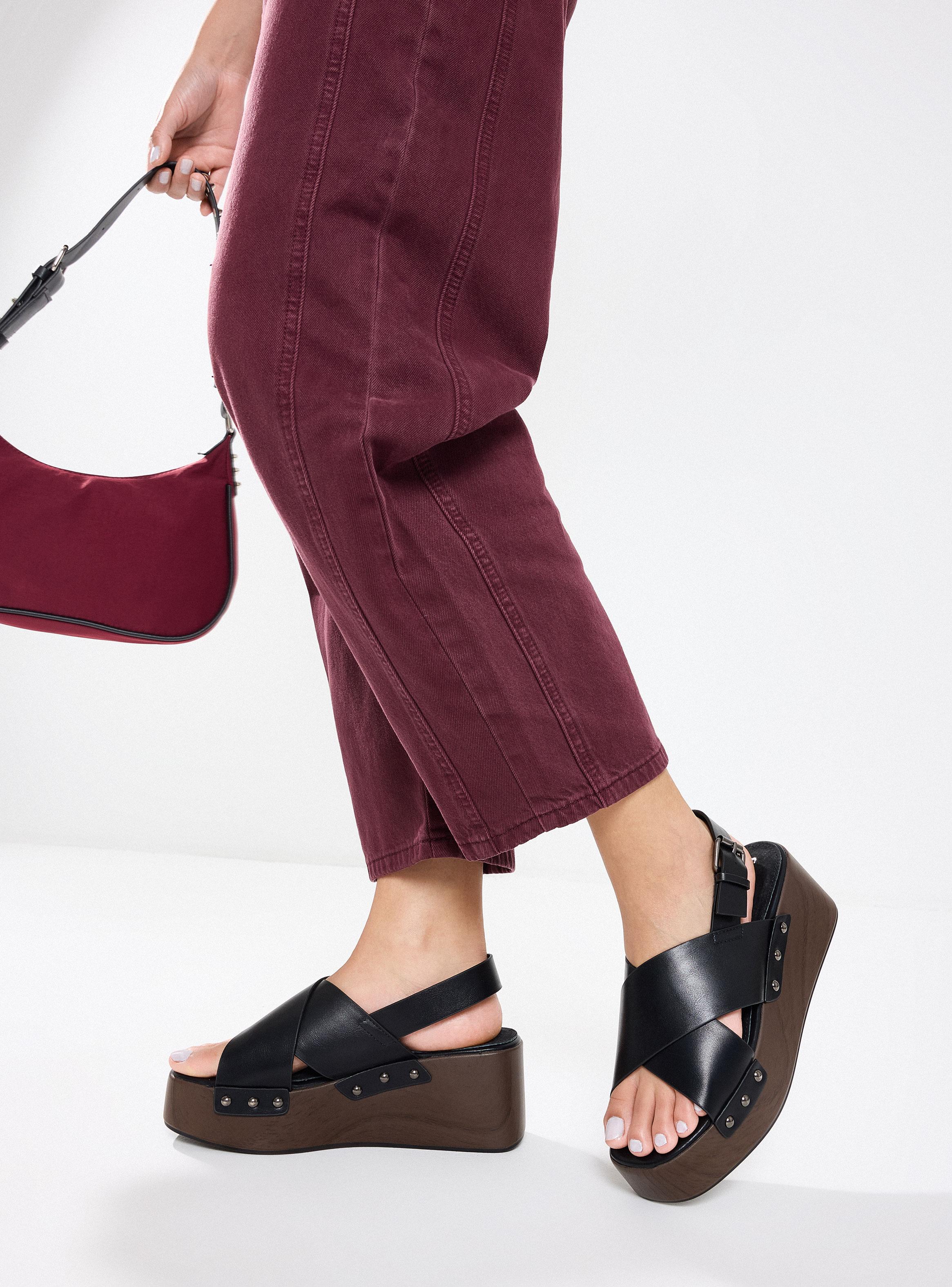 Imagen ampliada #1 para Sandalia Tipo Zueco Plataforma Mujer