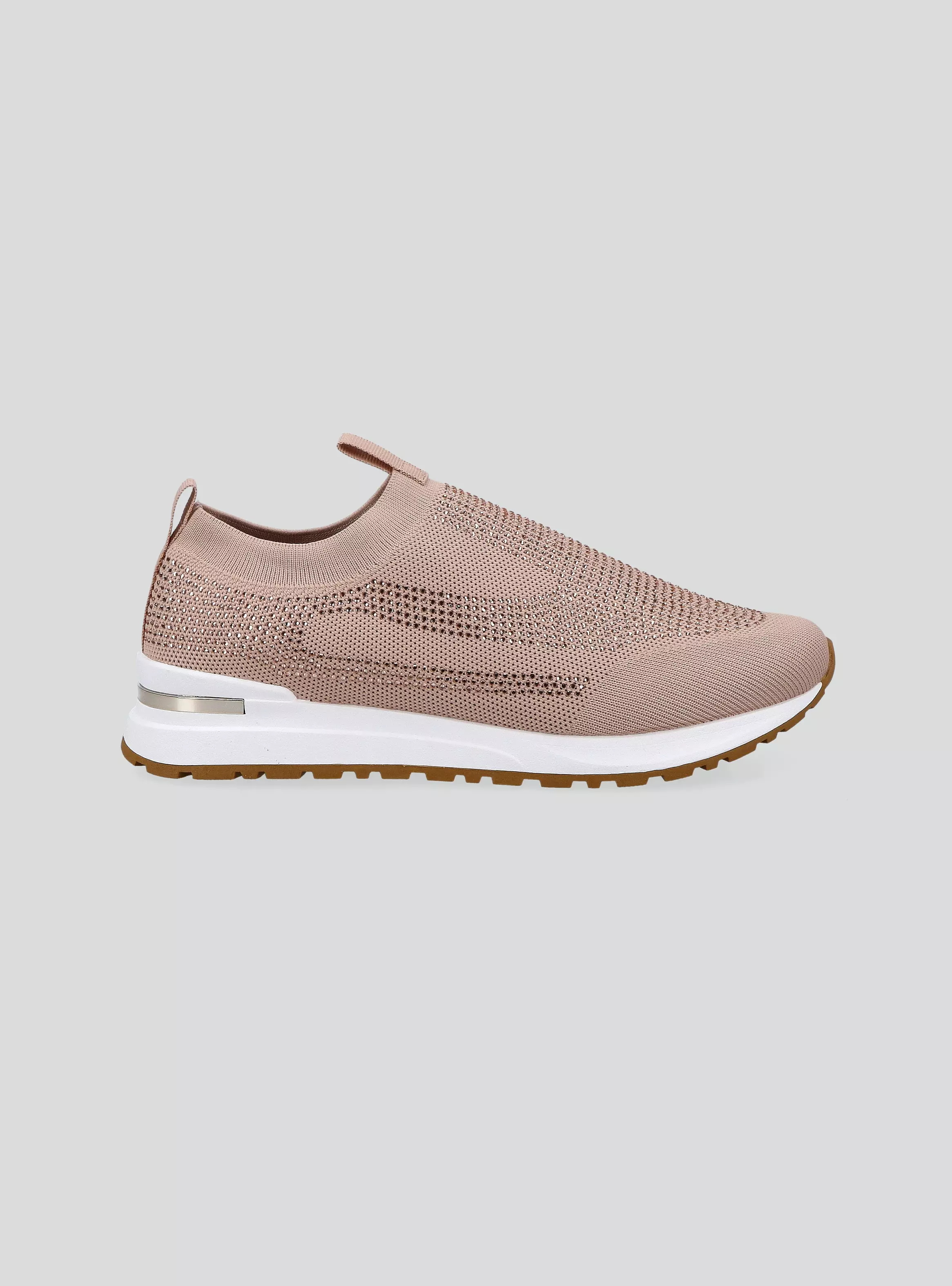 Imagen ampliada #1 para Zapatilla Urbana Look Metalizado Slip On Mujer