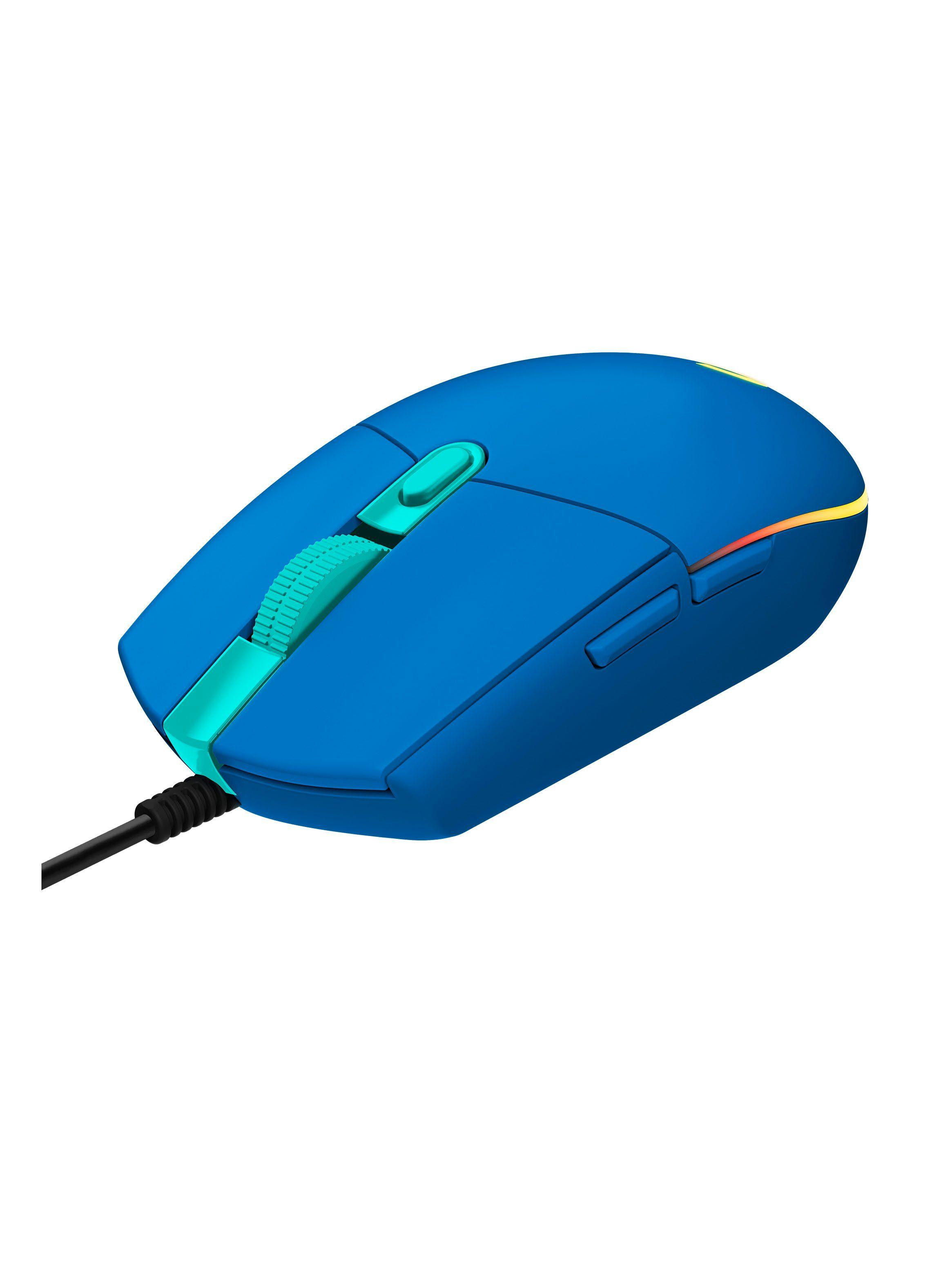 Imagen ampliada #1 para Mouse Gamer Almbrico G203 RGB Ligth Azul