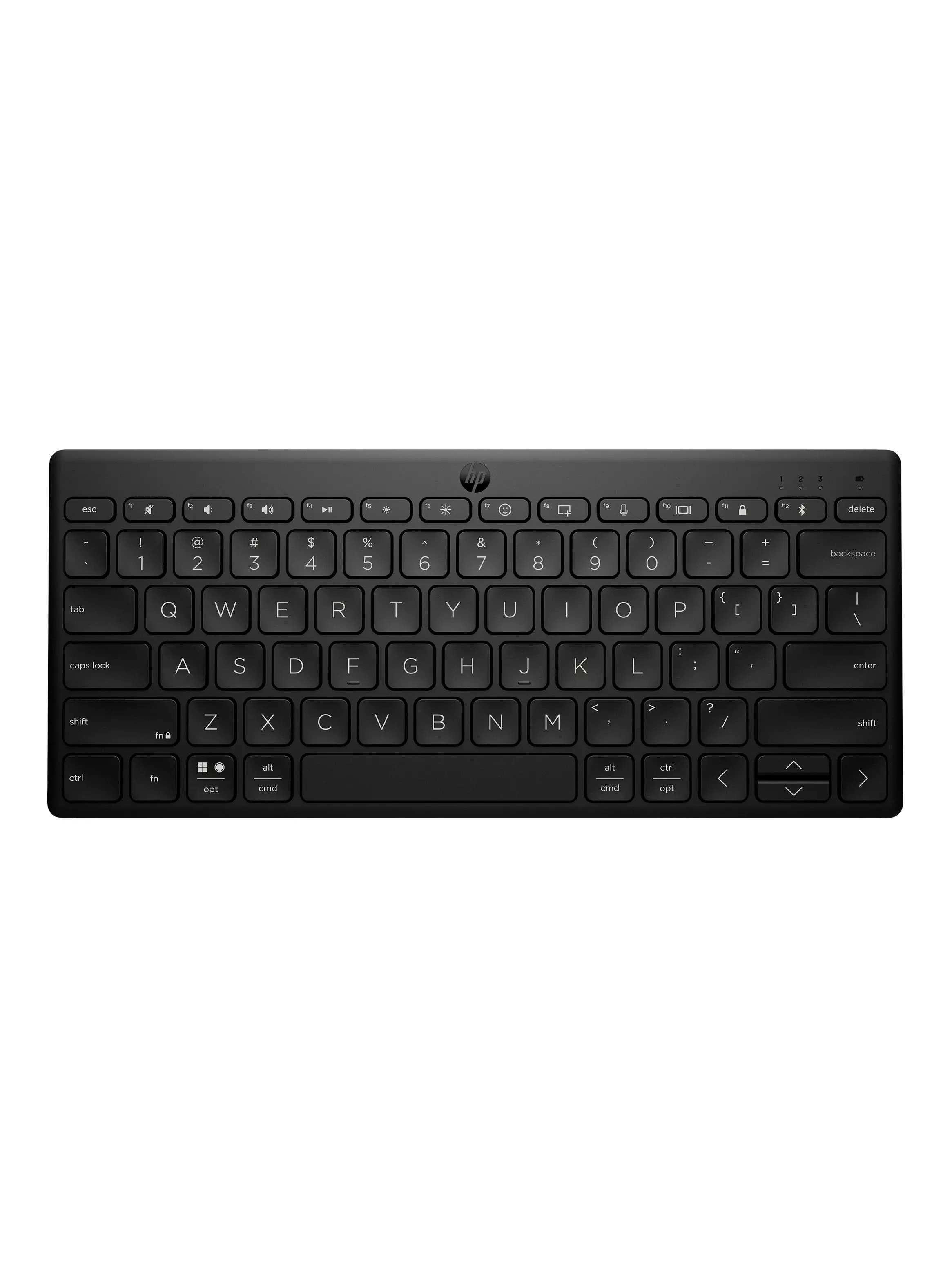 Miniatura de Teclado Bluetooth 350 Compacto Multidispositivo Negro