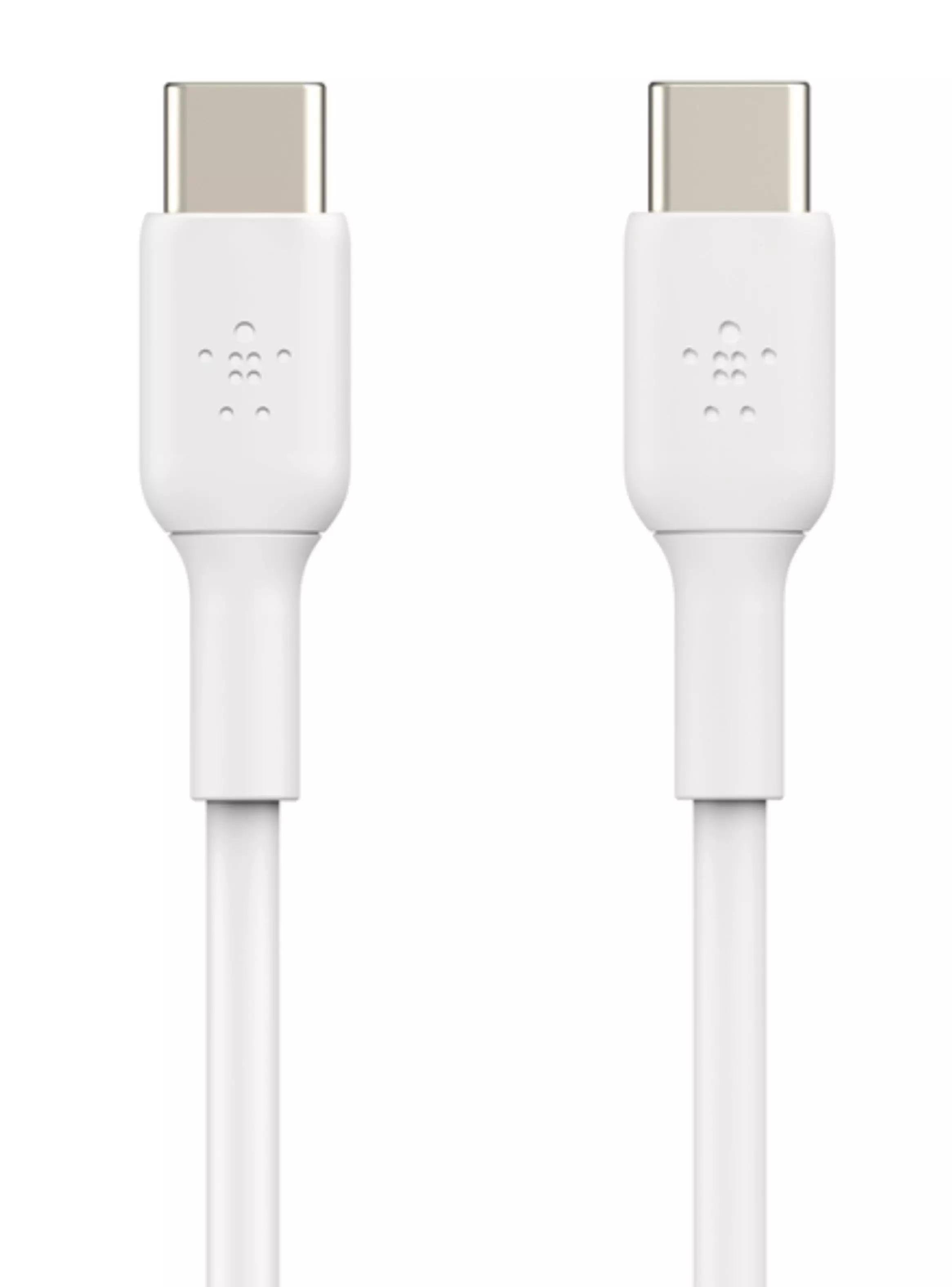 Imagen ampliada #1 para Cable x2 USBC a USBC 1m PVC Blanco