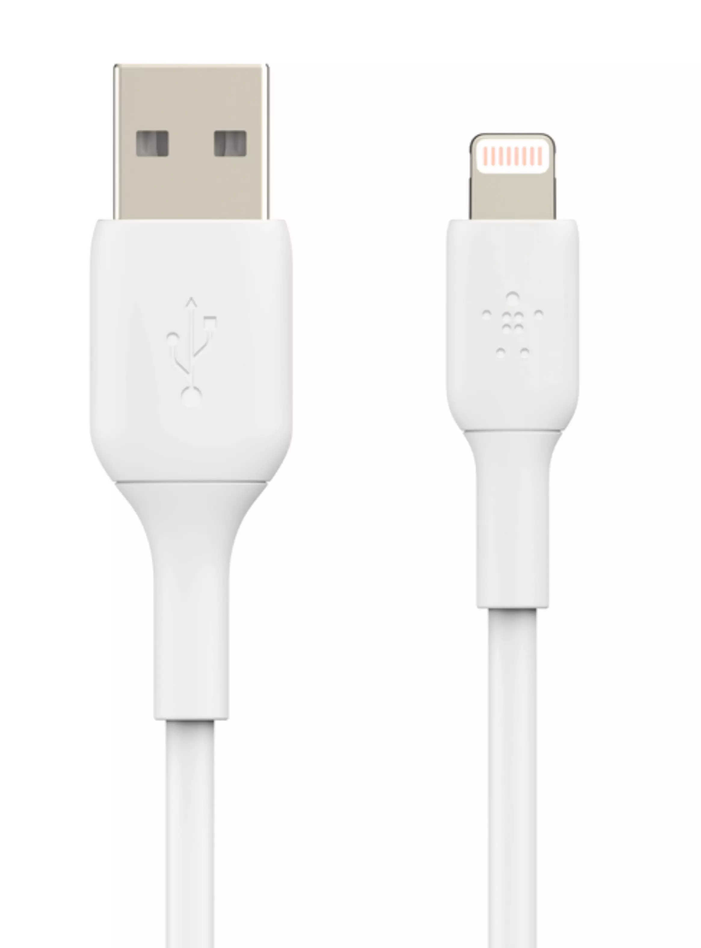 Imagen ampliada #1 para Cable USBA a Lightning 1m PVC Blanco