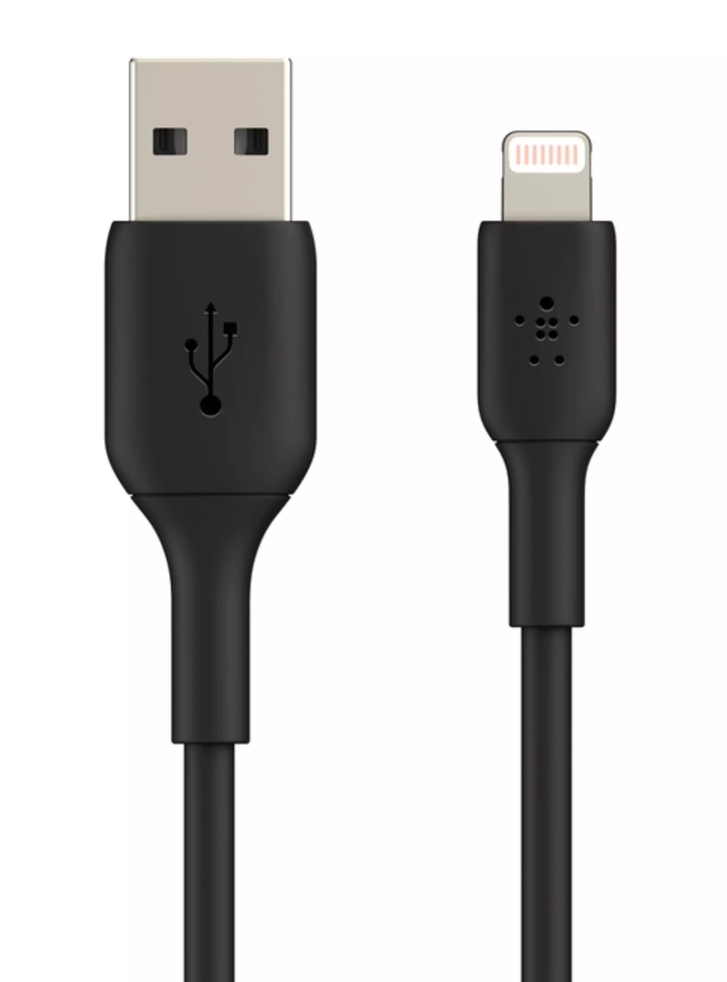 Miniatura de Cable USBA a Lightning 1m PVC Negro