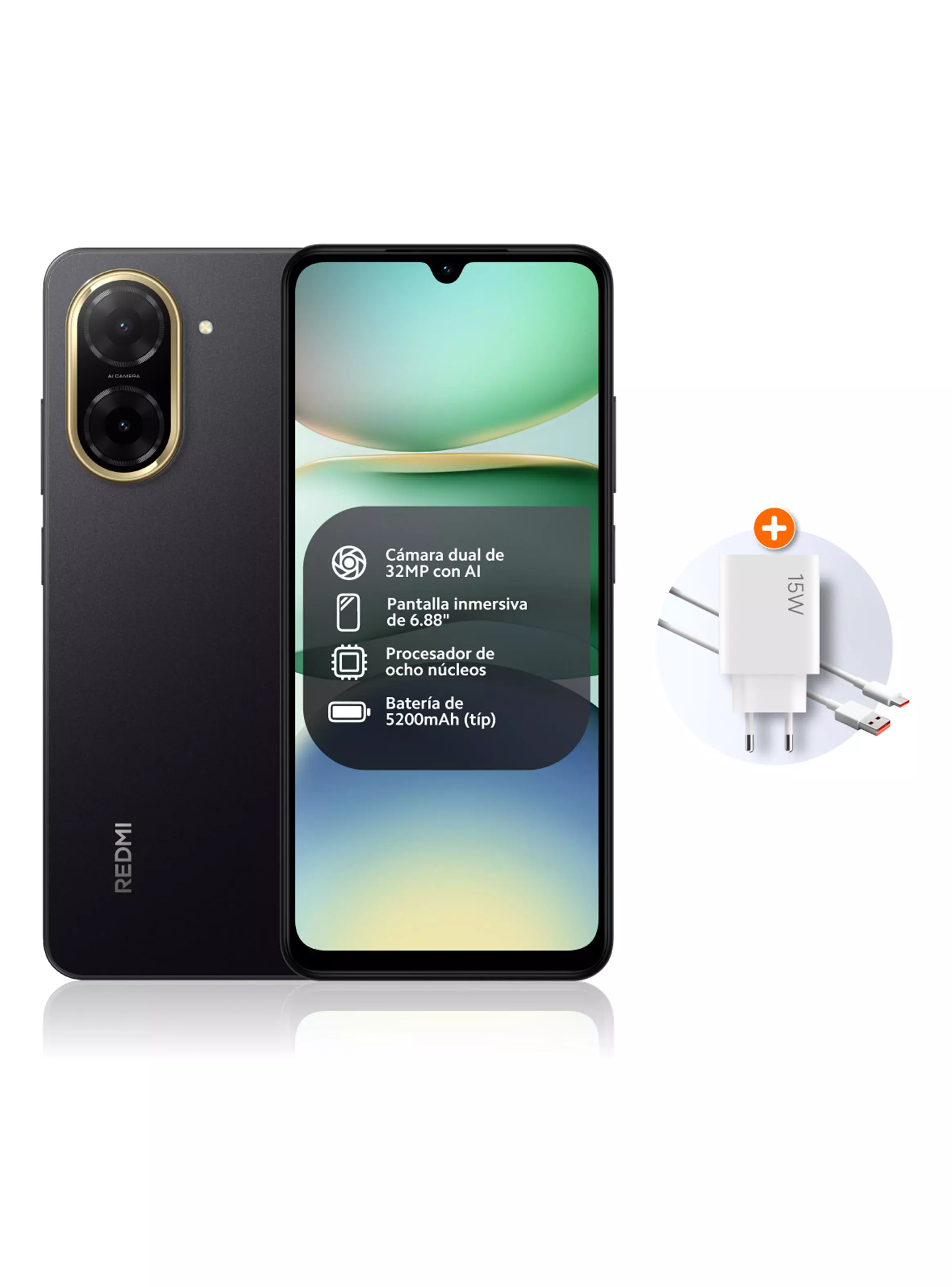 Imagen ampliada #1 para Smartphone Redmi A5 64GB 68 Negro Liberado