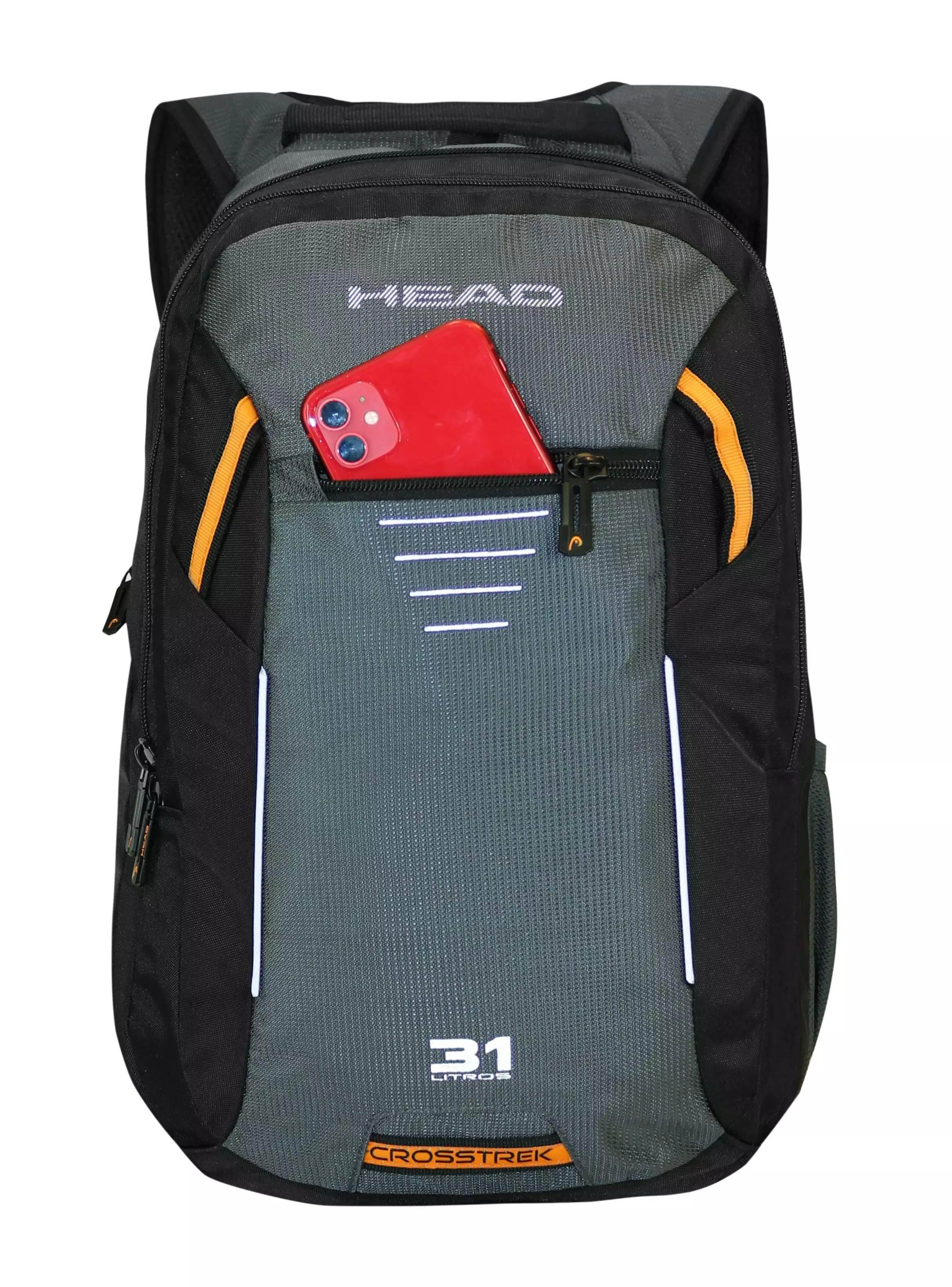 Imagen miniatura #1 para Mochila Notebook 31L Crosstreck Negro Gris