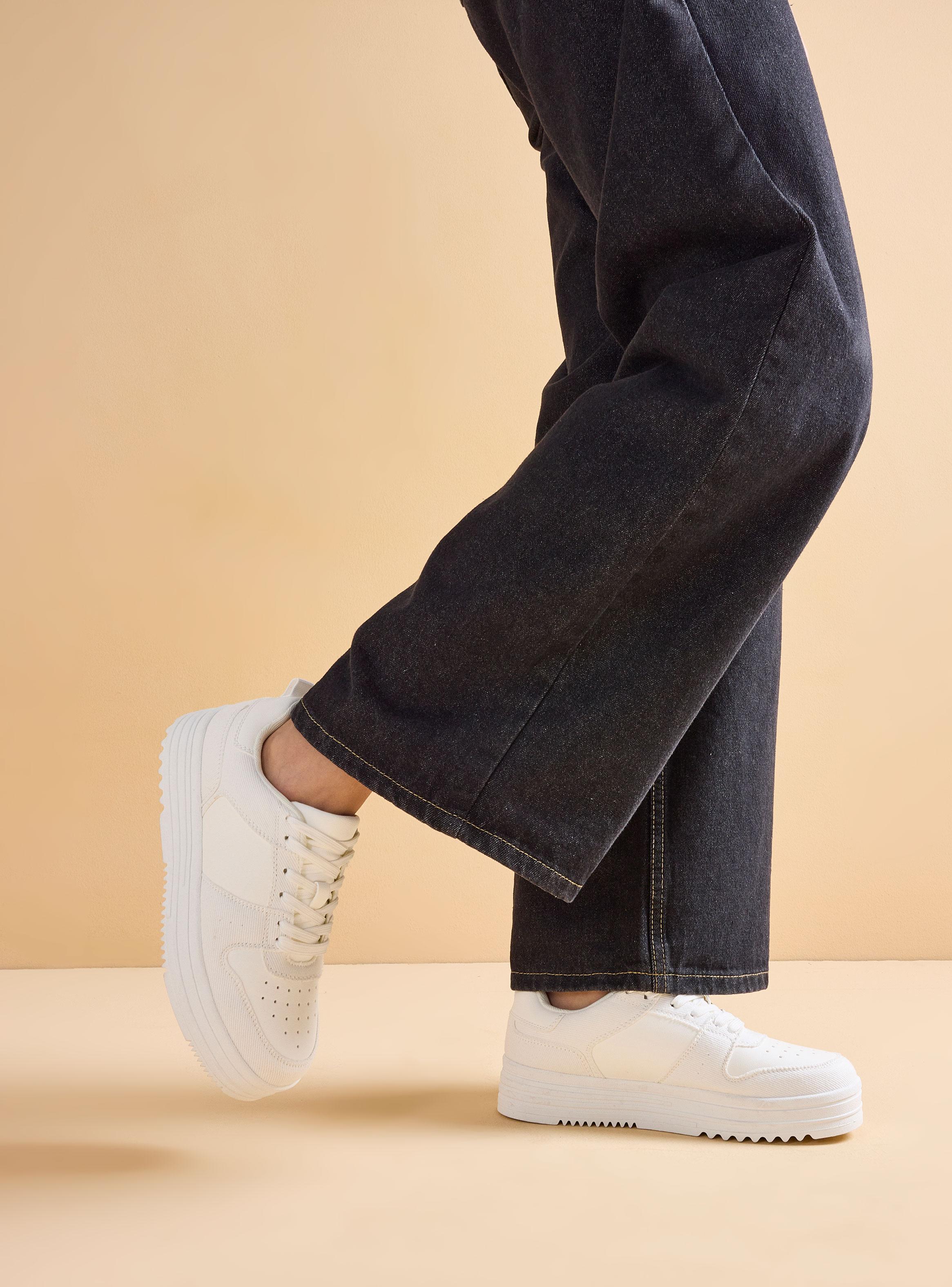 Miniatura de Zapatilla Urbana Plataforma Brillo Mujer