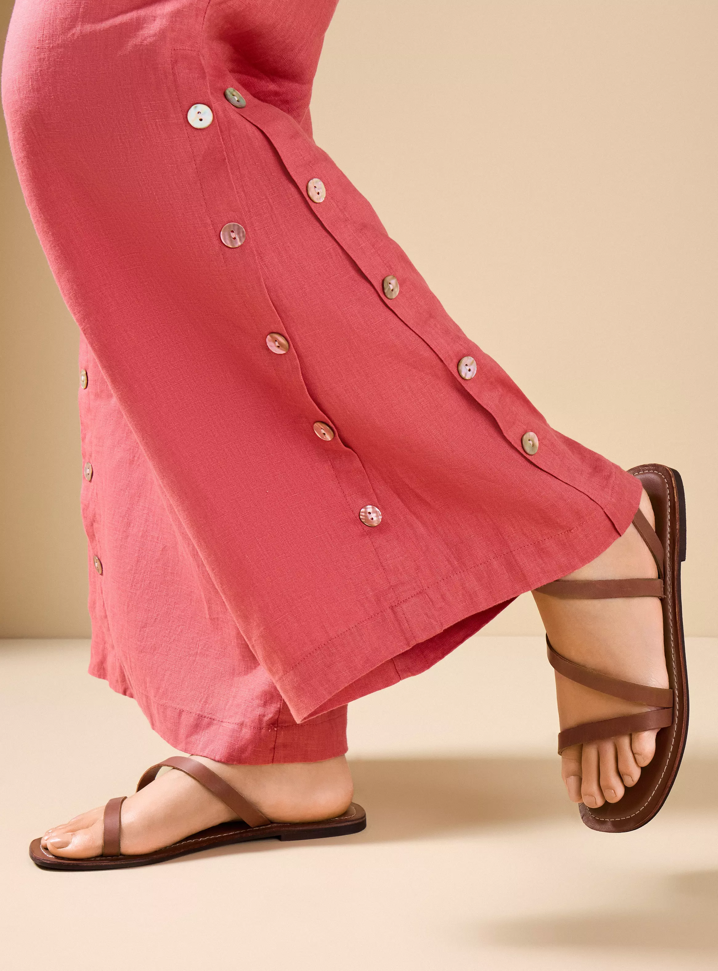 Imagen ampliada #1 para Sandalia Mujer Tobillo Tomado Cuero Mujer