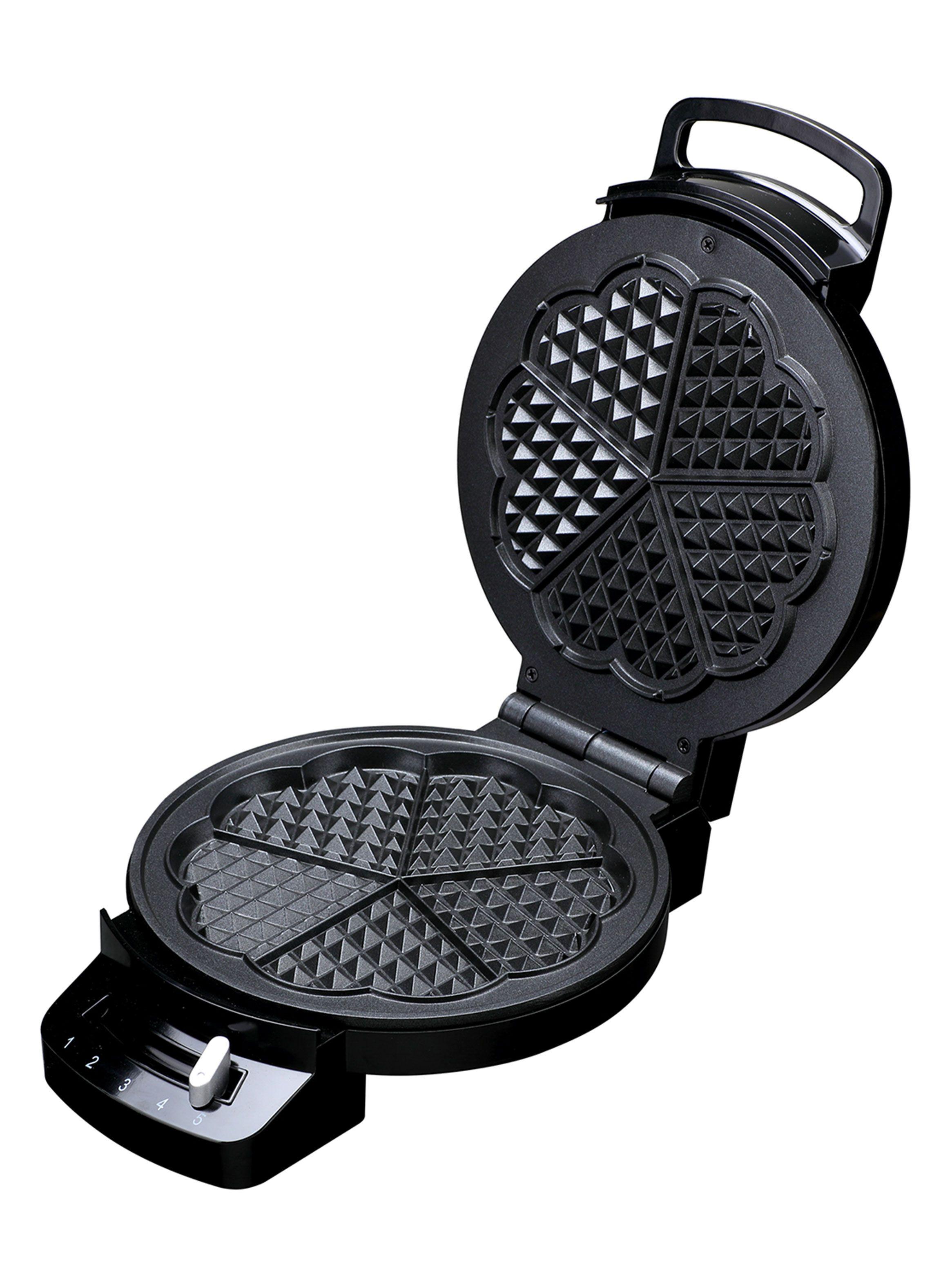 Miniatura de Mquina Waffle Corazn BWC078 Negro