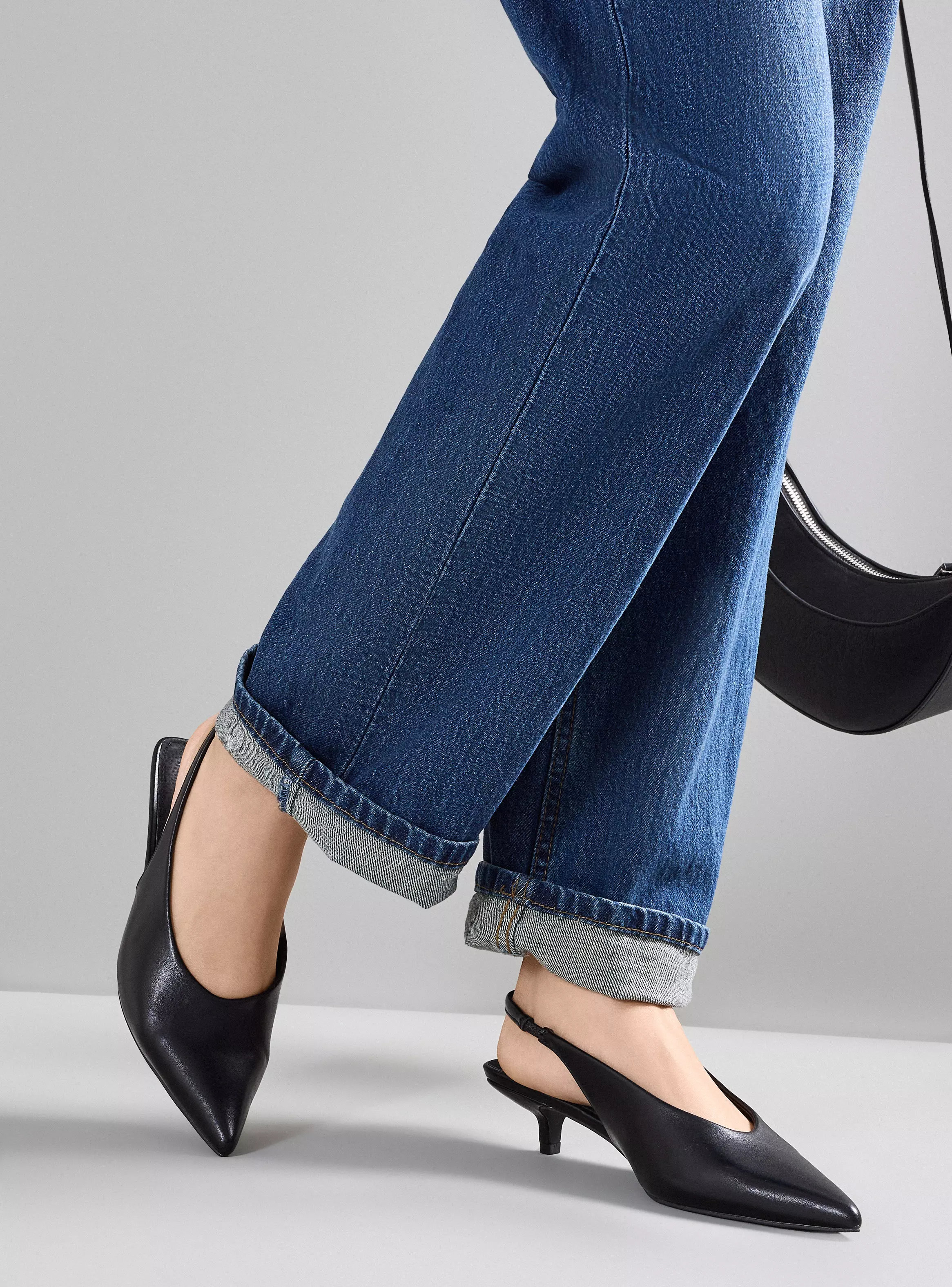 Imagen ampliada #1 para Zapato Vestir Slingback con Taco Mujer