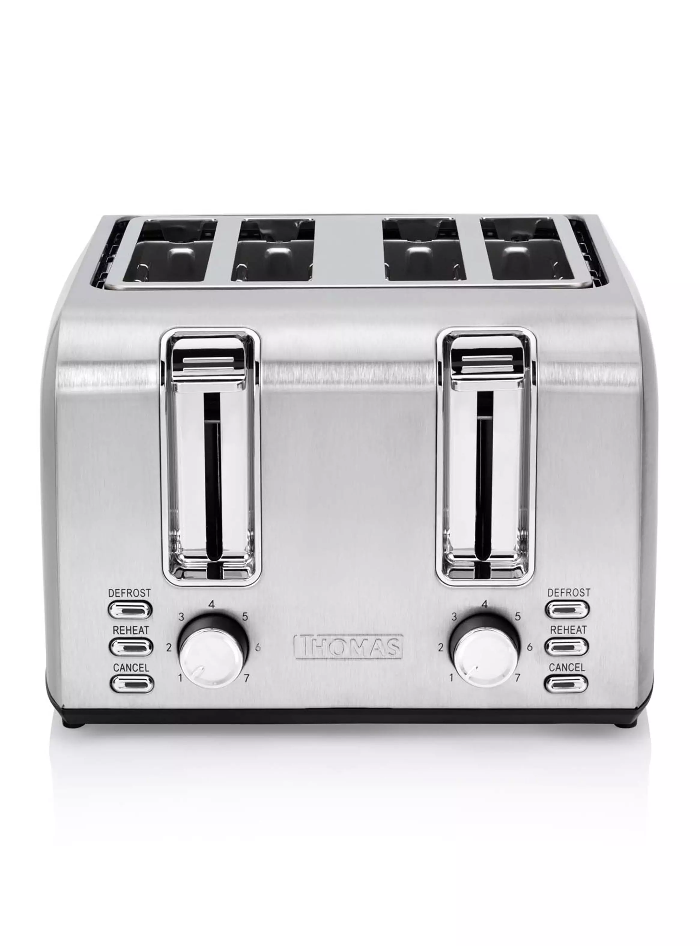 Imagen ampliada #1 para Tostador Elctrico 4 Rebanadas Acero Inox TH133i