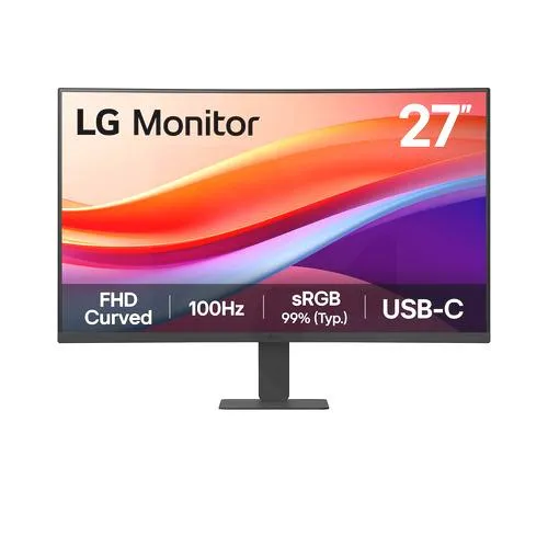 Miniatura de Monitor LG Curvo 27 FHD 100Hz 5ms USBC 27U421AB
