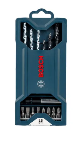 Miniatura de Set puntas y brocas Mini XLine 15 piezas Bosch