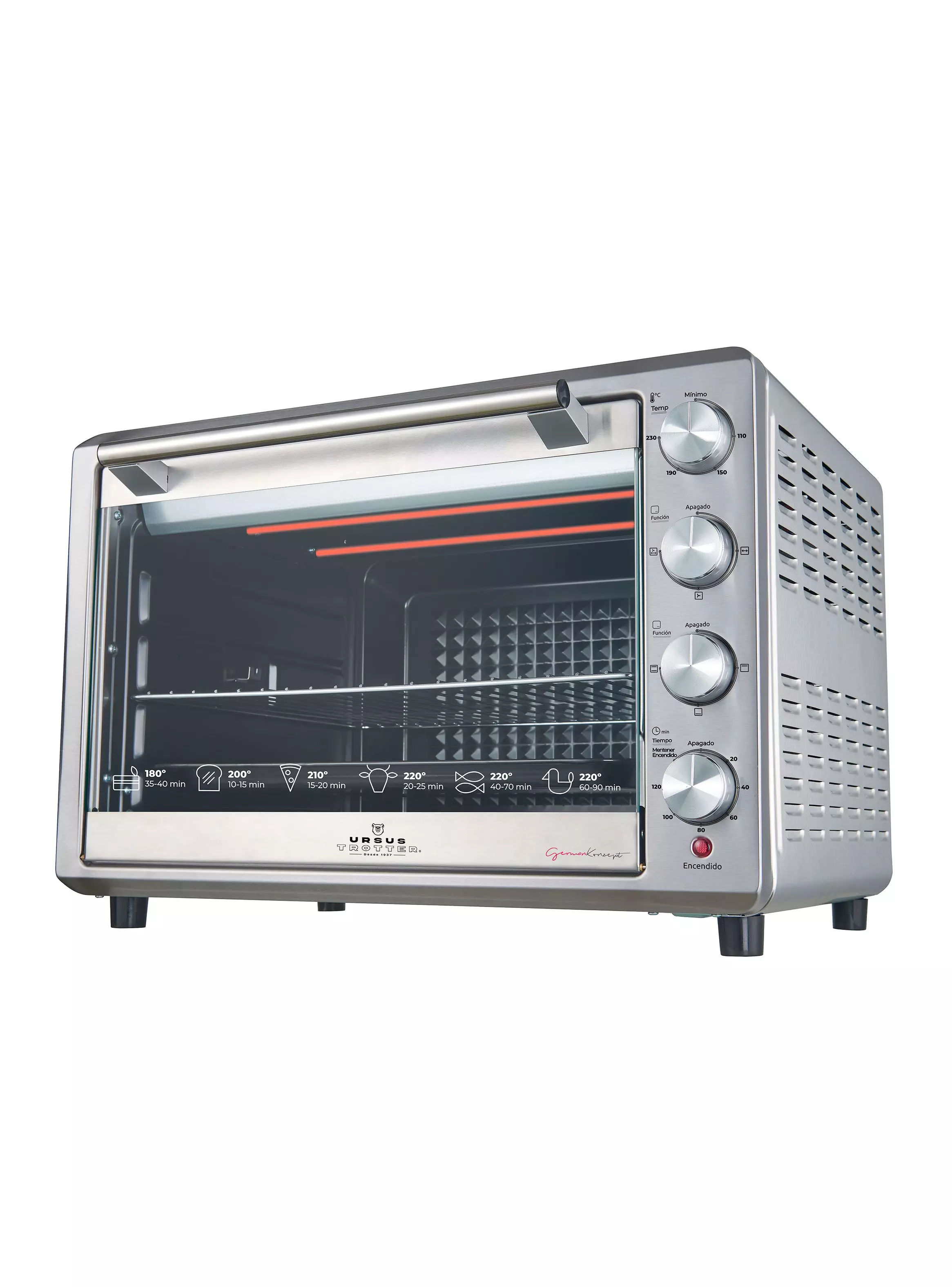 Imagen ampliada #1 para Horno Elctrico 2200W 60 Litros UTBackofen ProI