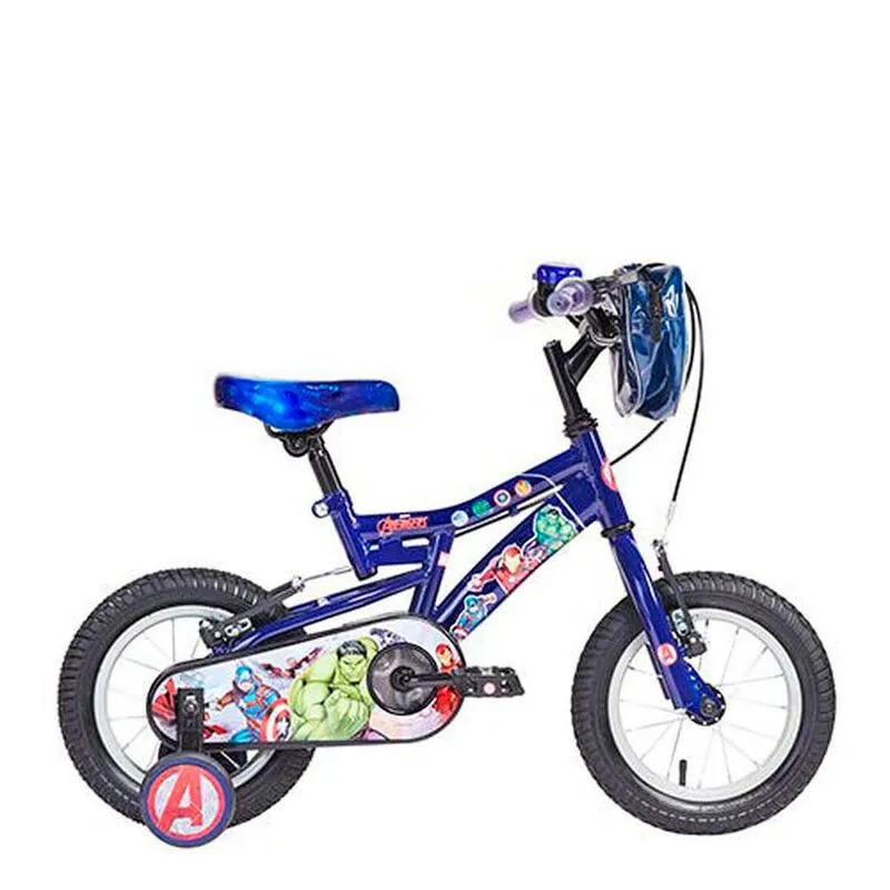 Miniatura de Bicicleta Infantil Lahsen Avengers Aro 12 Azul