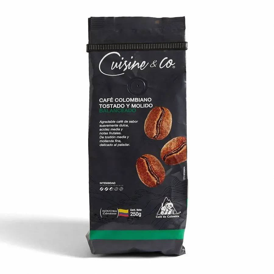 Miniatura de Caf Colombiano Cuisine  Co Balanceado Tostado y Molido 250 g