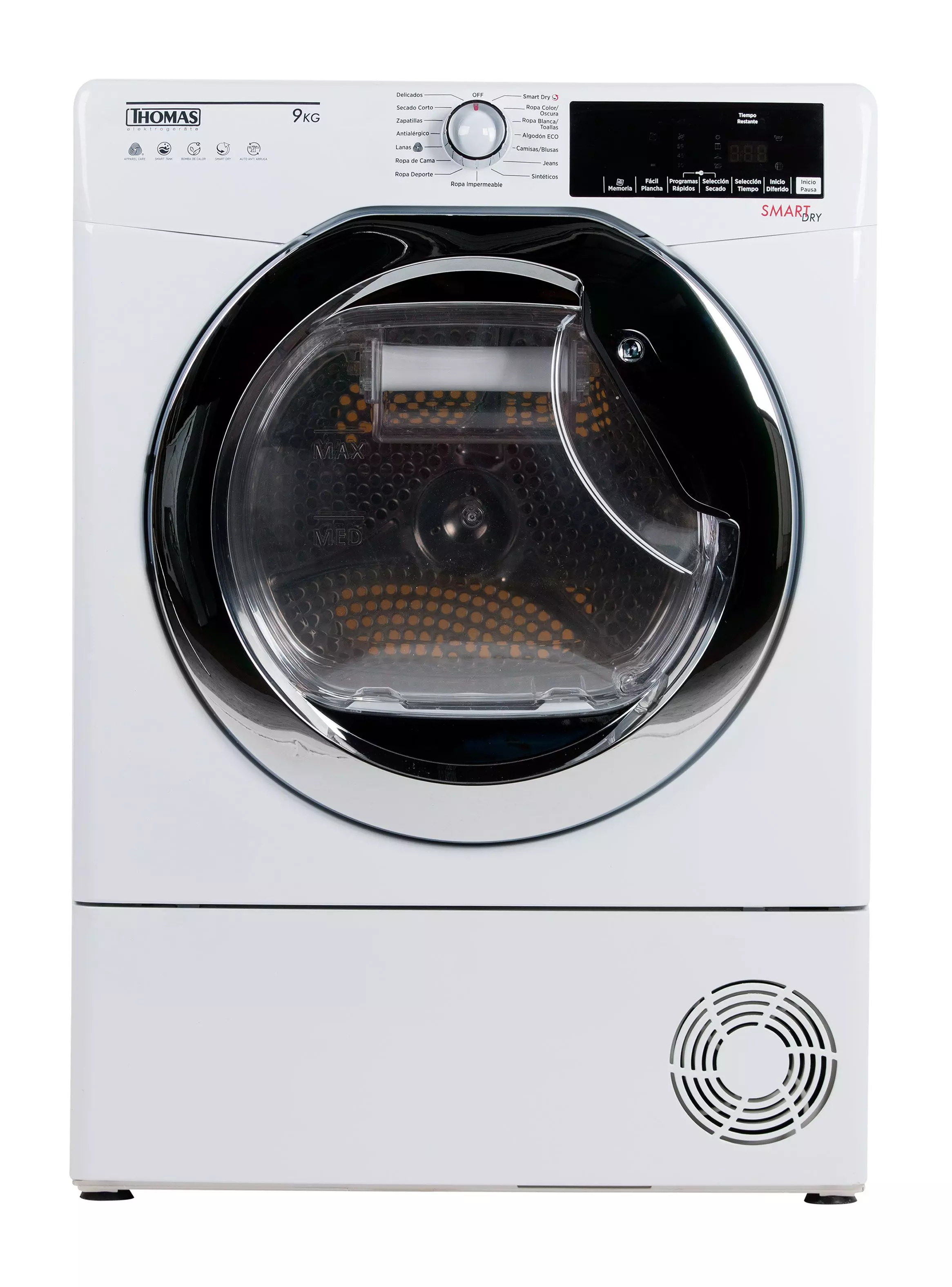 Miniatura de Secadora Frontal 9 Kg Condensacin con Bomba Calor THD9KCBC