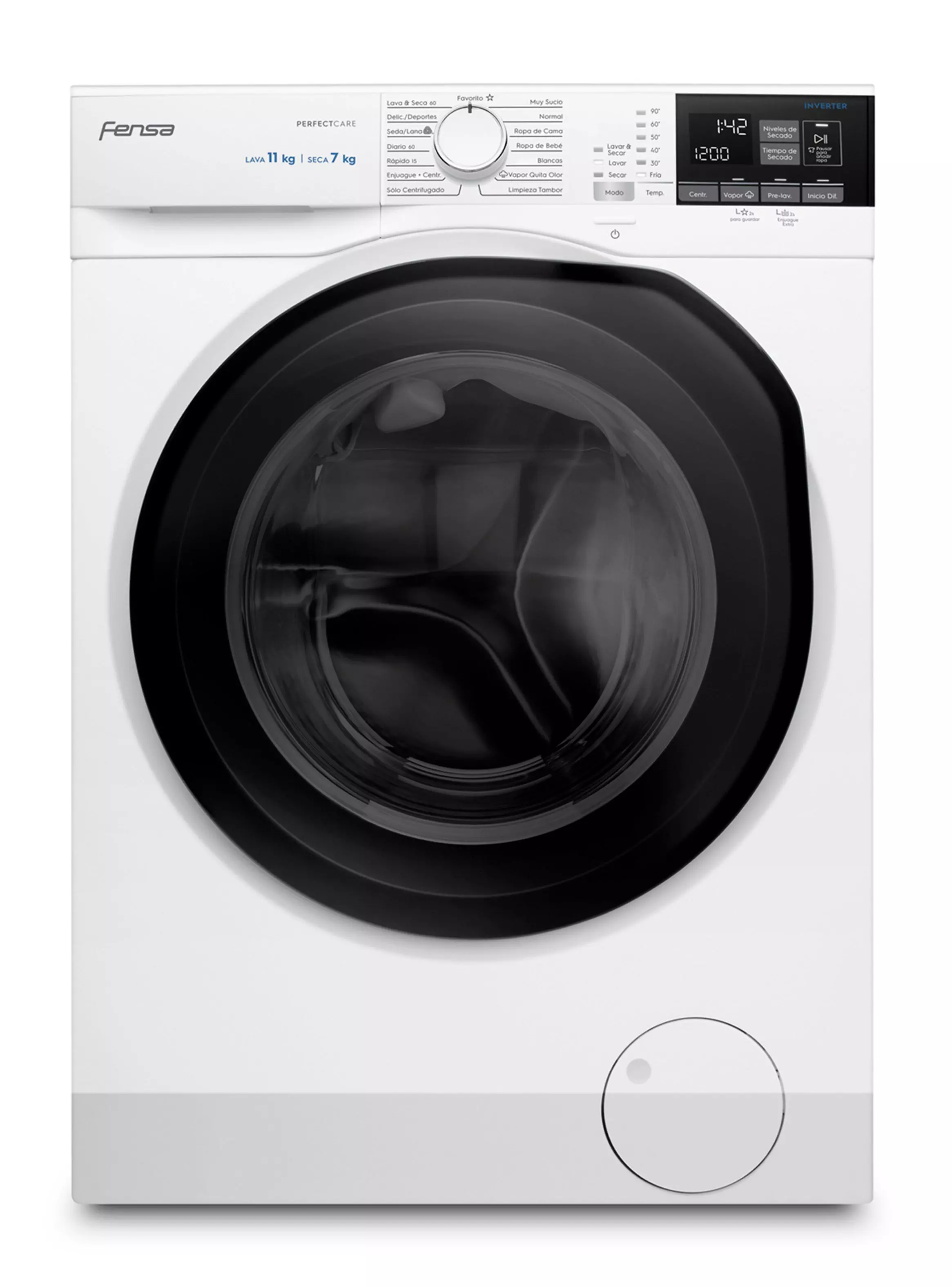 Imagen ampliada #1 para LavadoraSecadora Carga Frontal 117 Kg Perfect Care 11WD Blanca