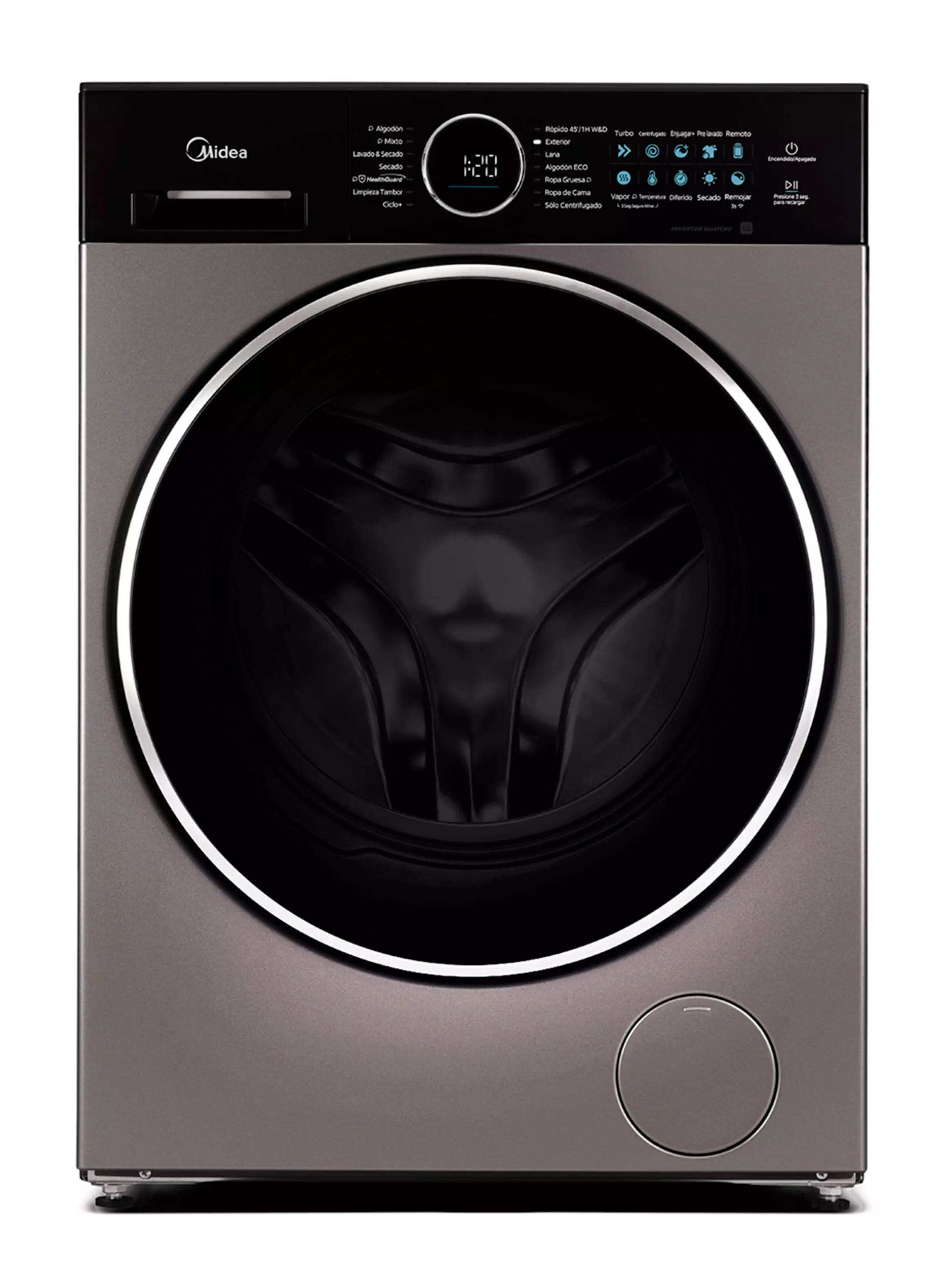 Imagen ampliada #1 para LavadoraSecadora Perfect Fit Titanium 1210 Kg MF210D120WBT