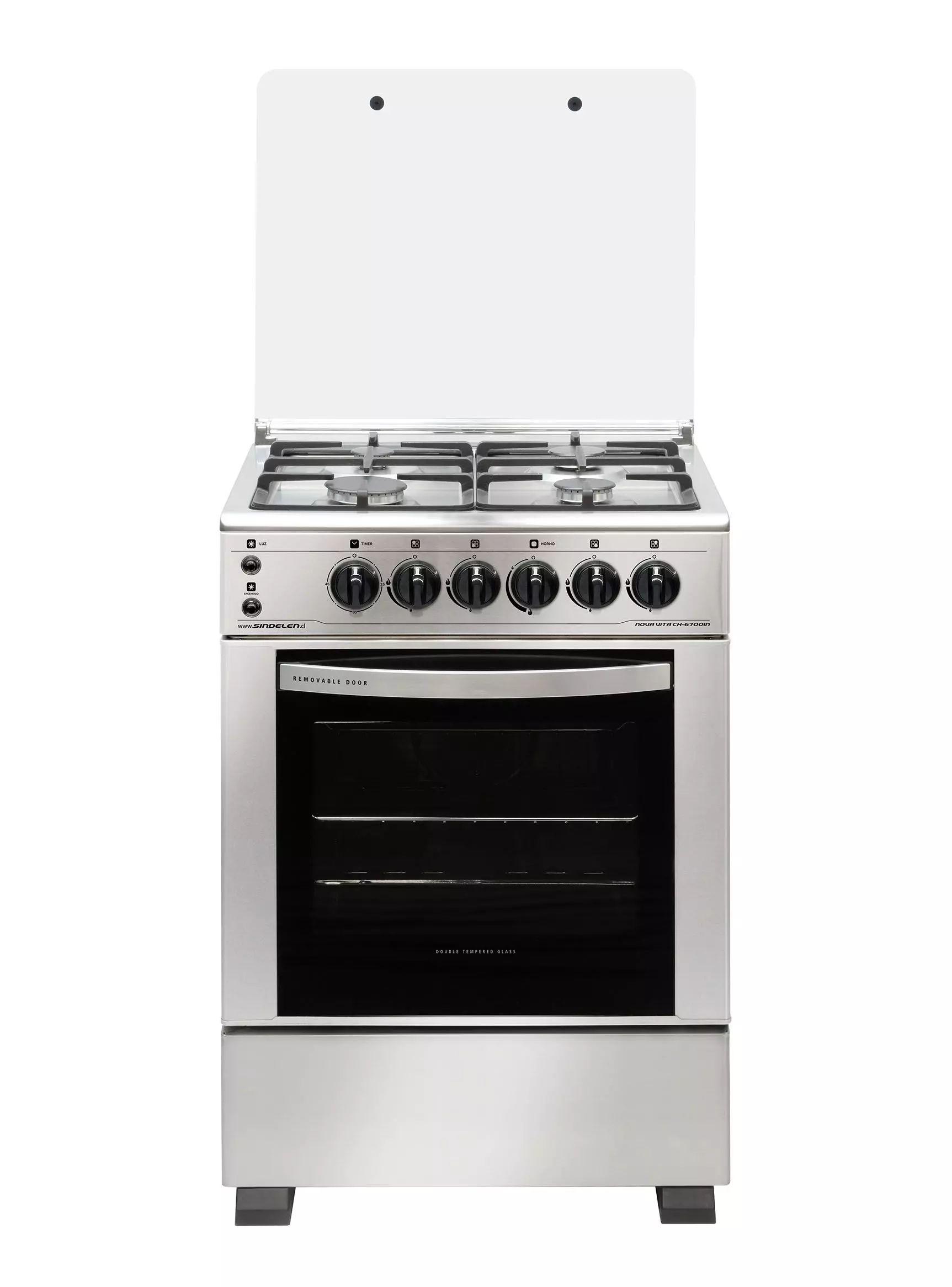 Miniatura de Cocina a Gas 4 Quemadores CH6700INOX