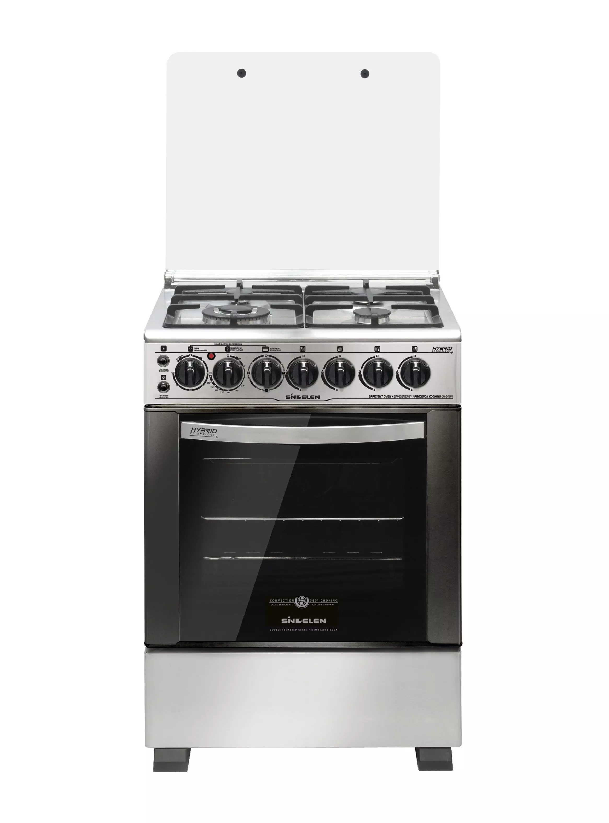 Miniatura de Cocina a Gas 4 Quemadores  Horno Elctrico CH640NI