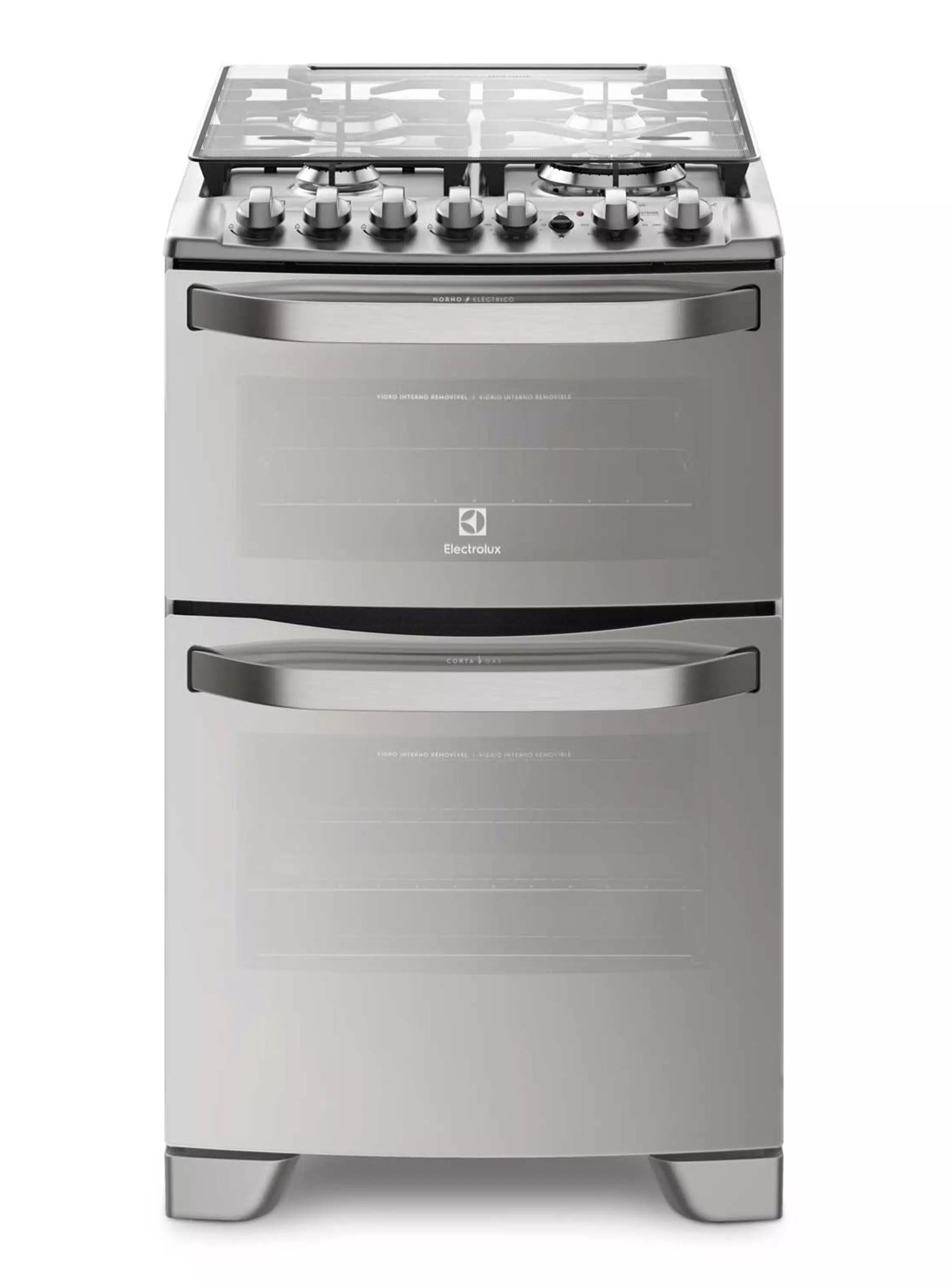 Imagen ampliada #1 para Cocina a Gas 4 Quemadores 56DXA Inox