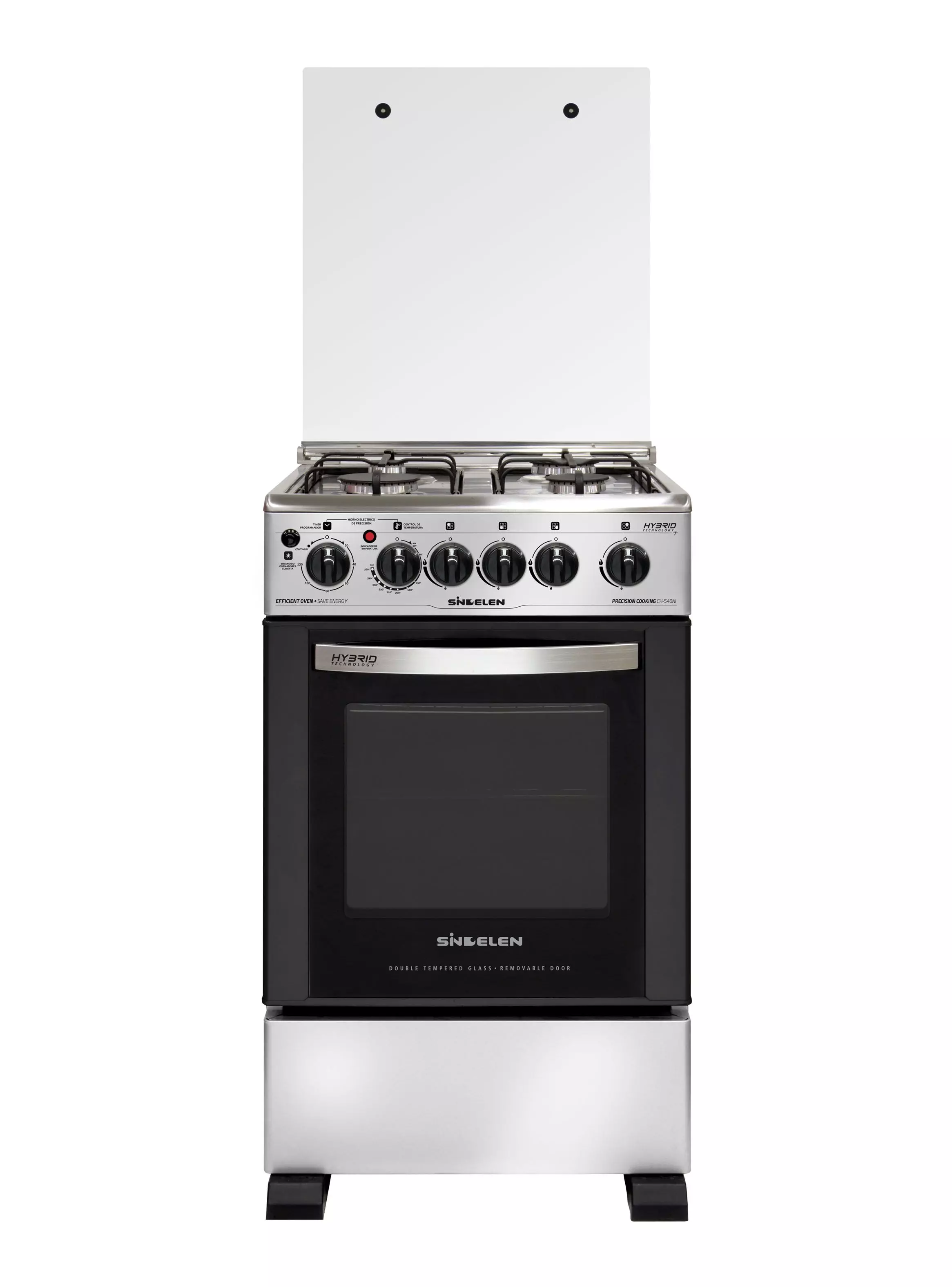 Imagen ampliada #1 para Cocina a Gas Hbrida 4 Quemadores  Horno Elctrico CH540NI