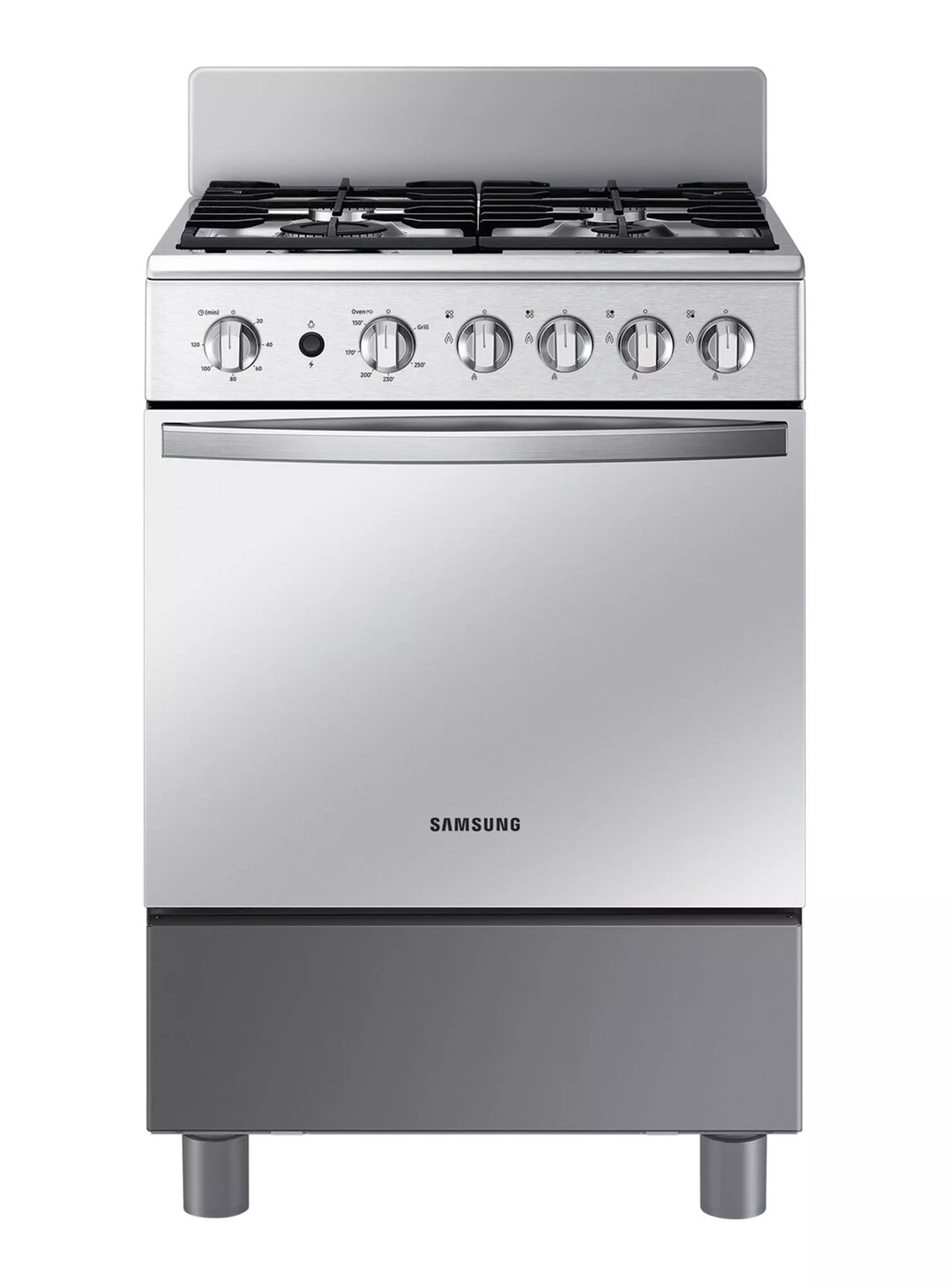 Imagen ampliada #1 para Cocina a Gas 4 Quemadores  Quemador Rpido Silver