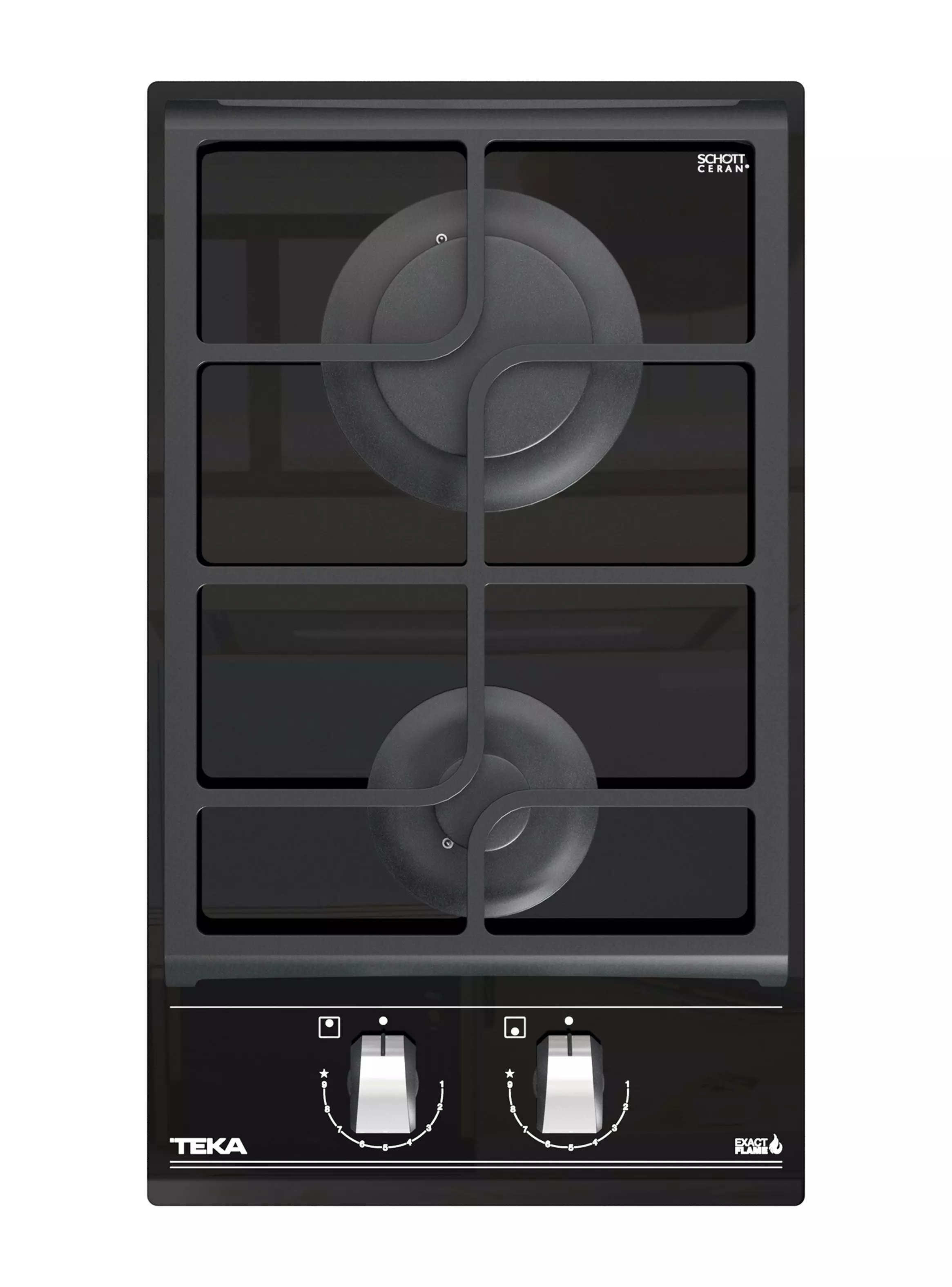 Miniatura de Encimera Cristalgas Teka 2 Quemadores GZC 32300 XBB