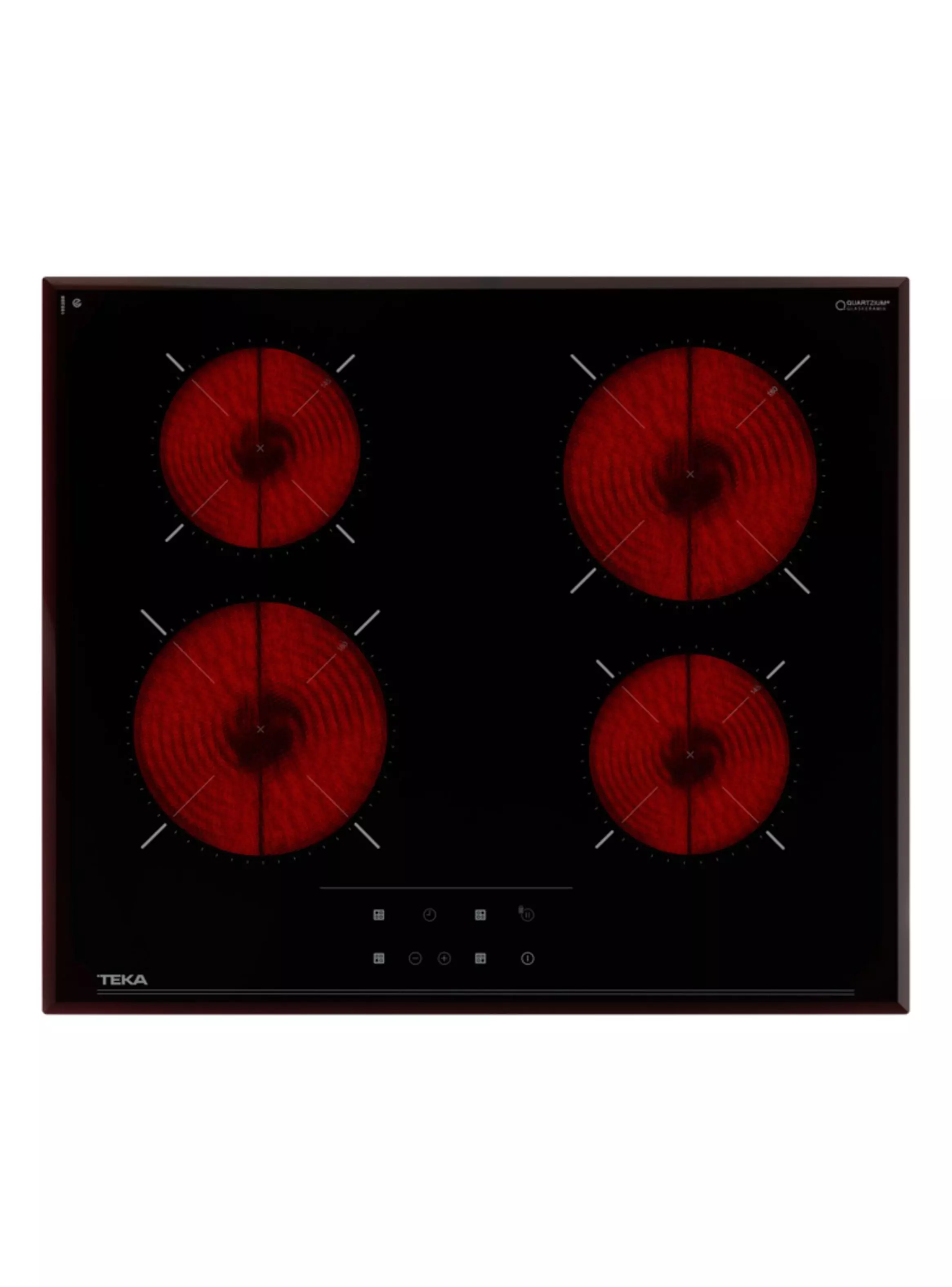 Miniatura de Encimera Elctrica Vitrocermica 4 Quemadores TRI 64910 TC3 Negro