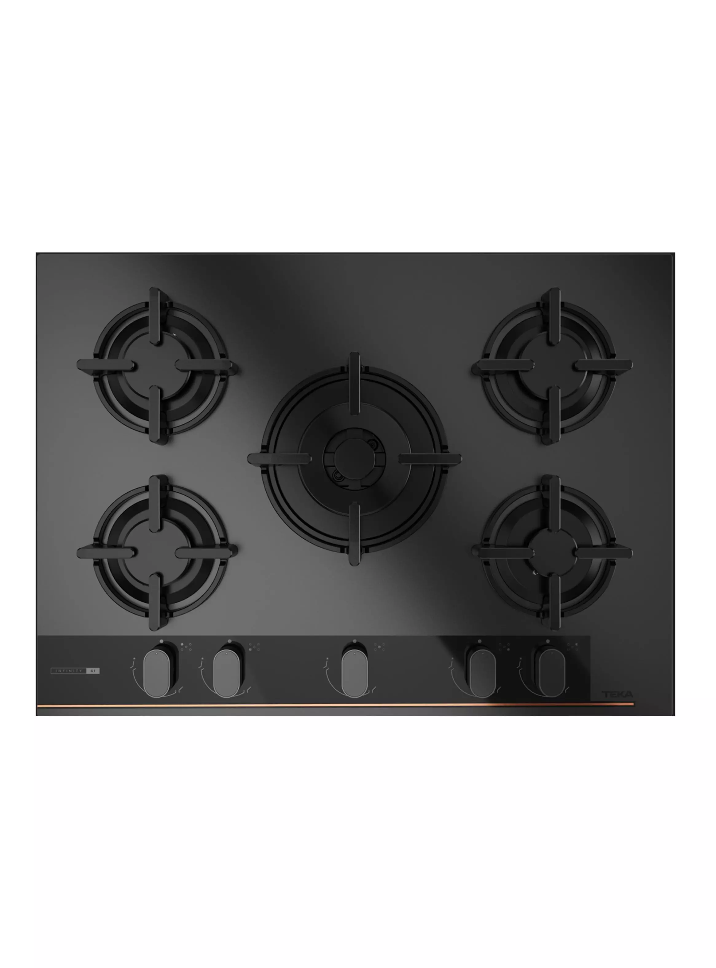 Imagen ampliada #1 para Encimera Cristal Gas 5 Quemadores GBC75 G1 Infinity