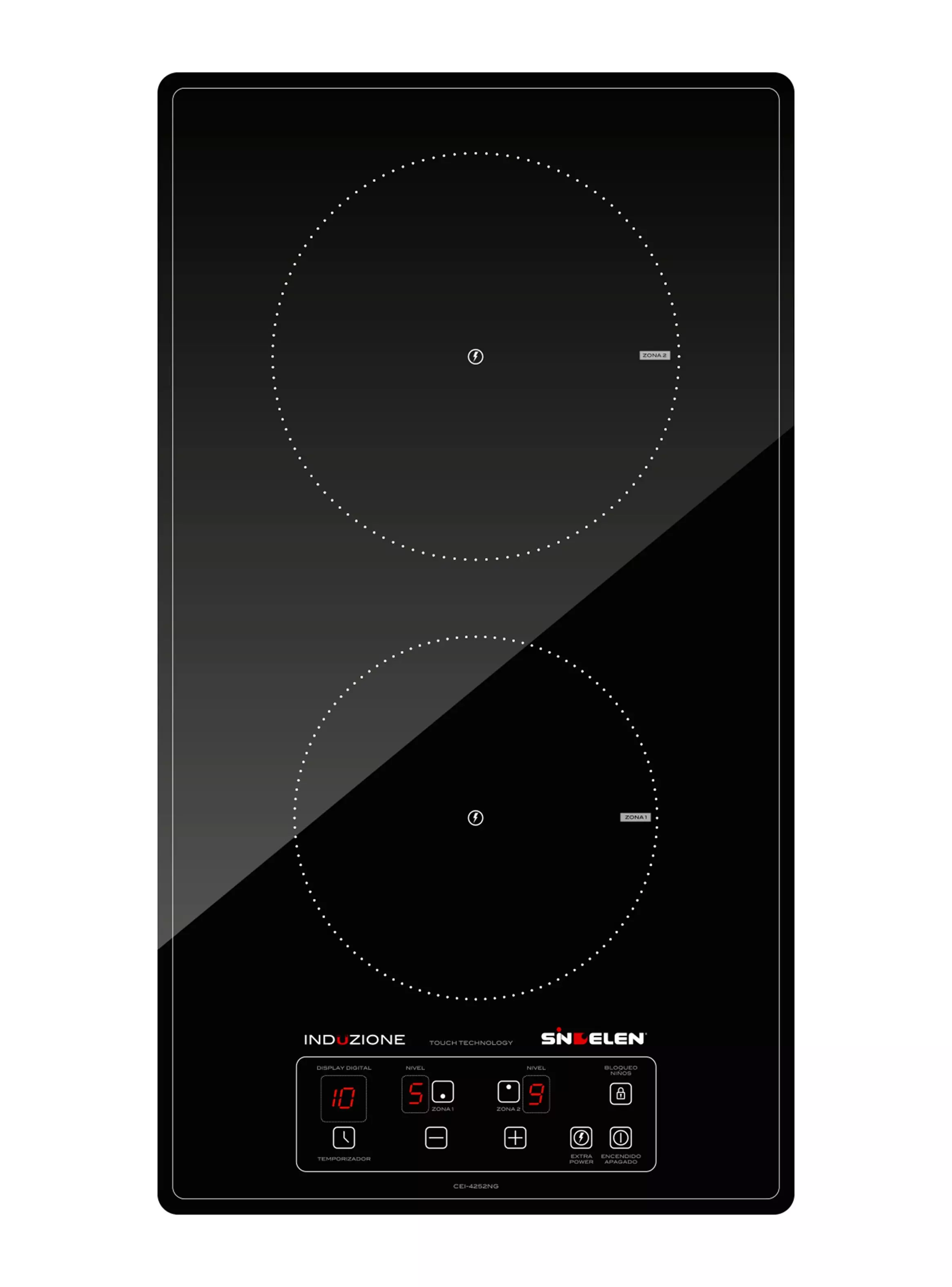 Imagen ampliada #1 para Encimera de Induccin 2 Zonas CEI4252NG