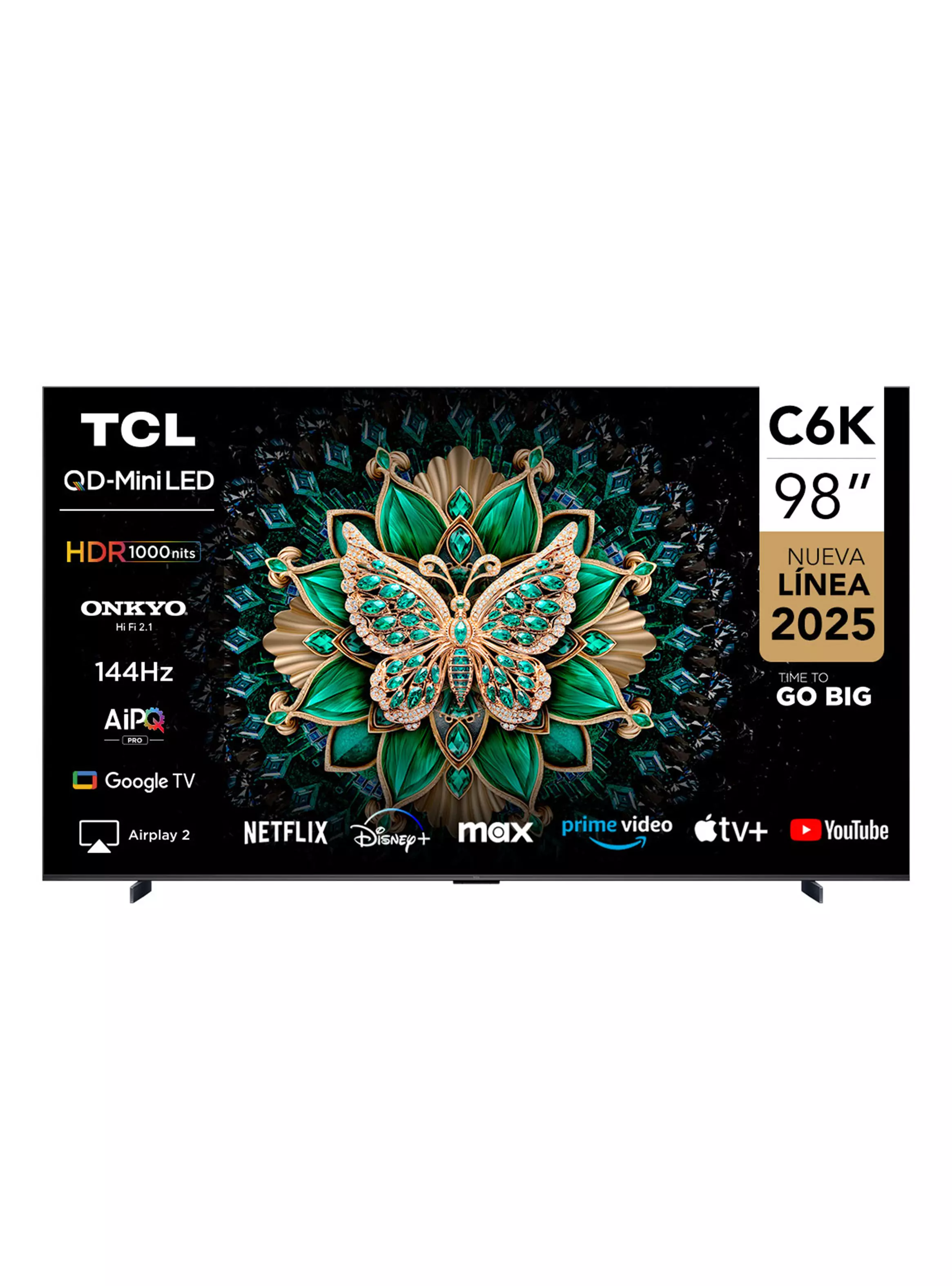 Imagen ampliada #1 para Mini LED Smart TV 98 UHD 4K C6K Gamer