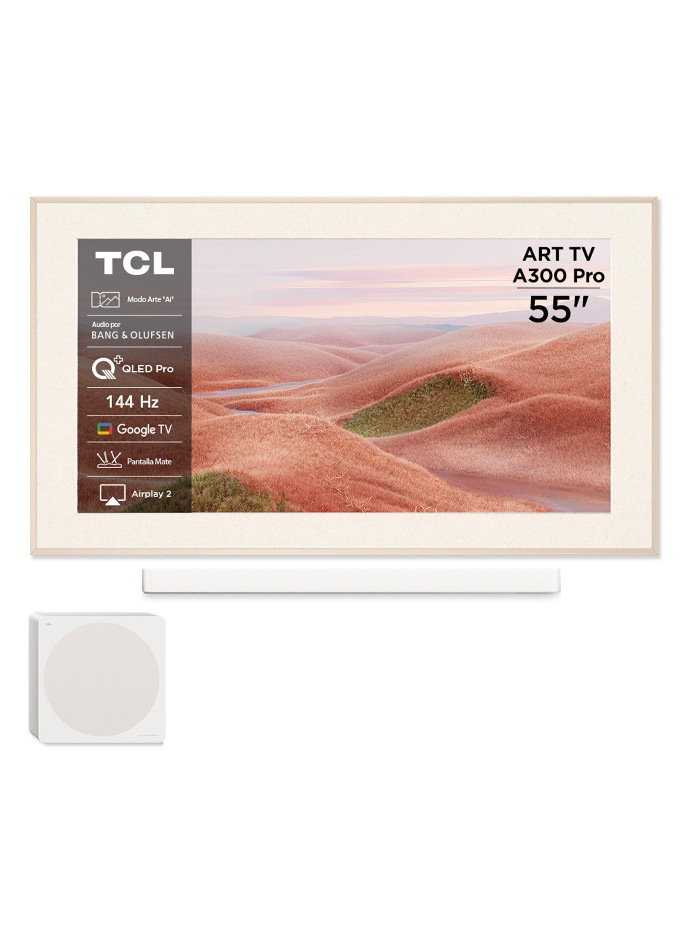 Miniatura de QLED Smart TV 55 4K UHD ART TV A300W Pro  Soundbar y Subwoofer