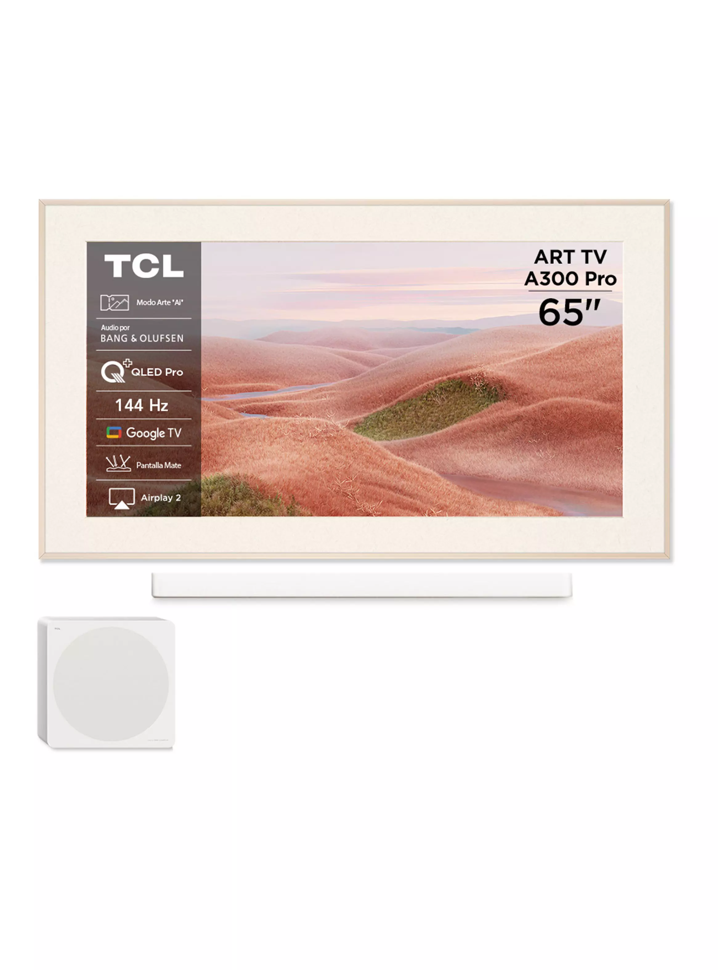 Miniatura de QLED Smart TV 65 4K UHD ART TV A300W Pro  Soundbar y Subwoofer