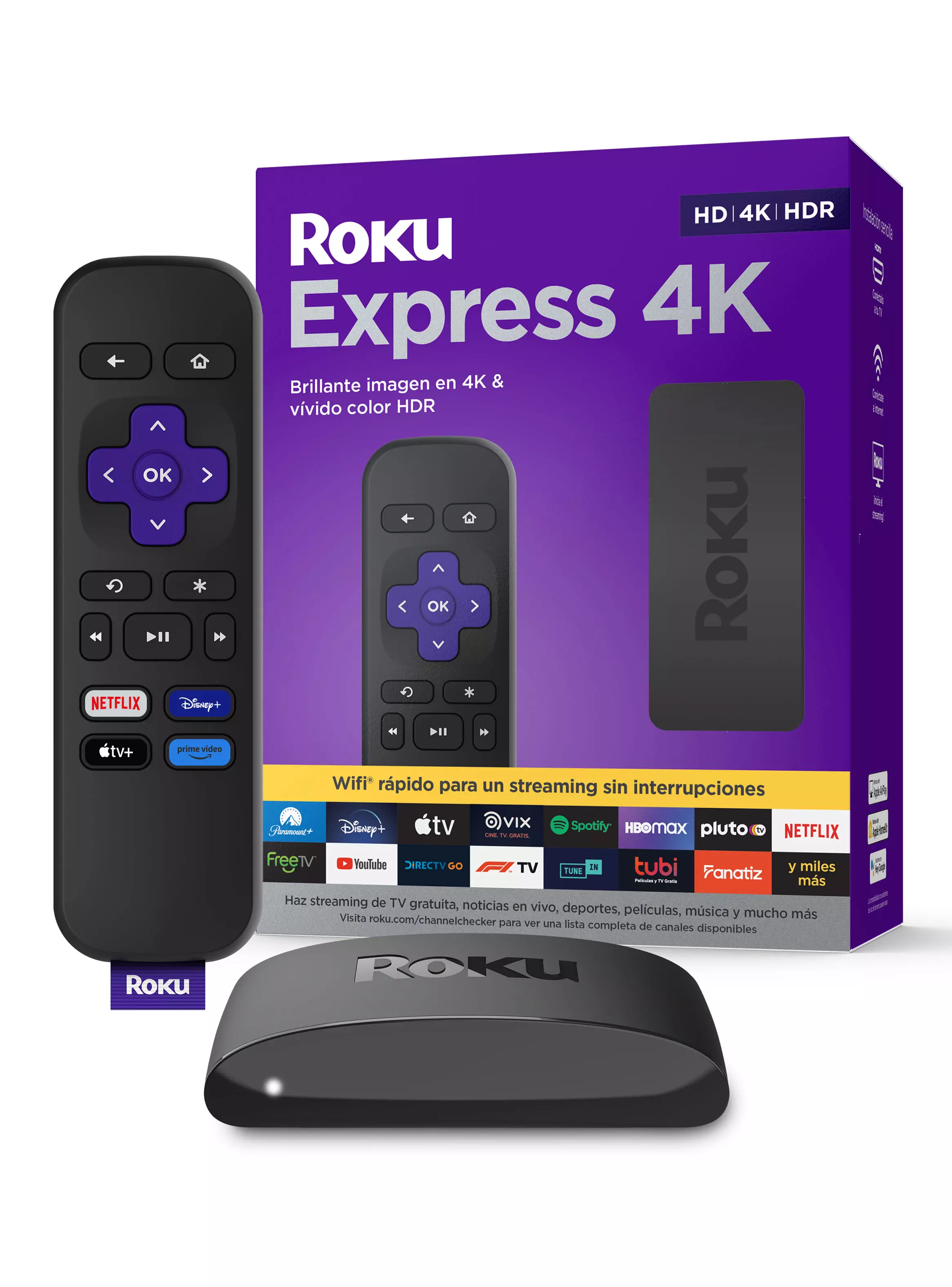 Miniatura de Roku Express 4K 2021 Reproductor de Streaming