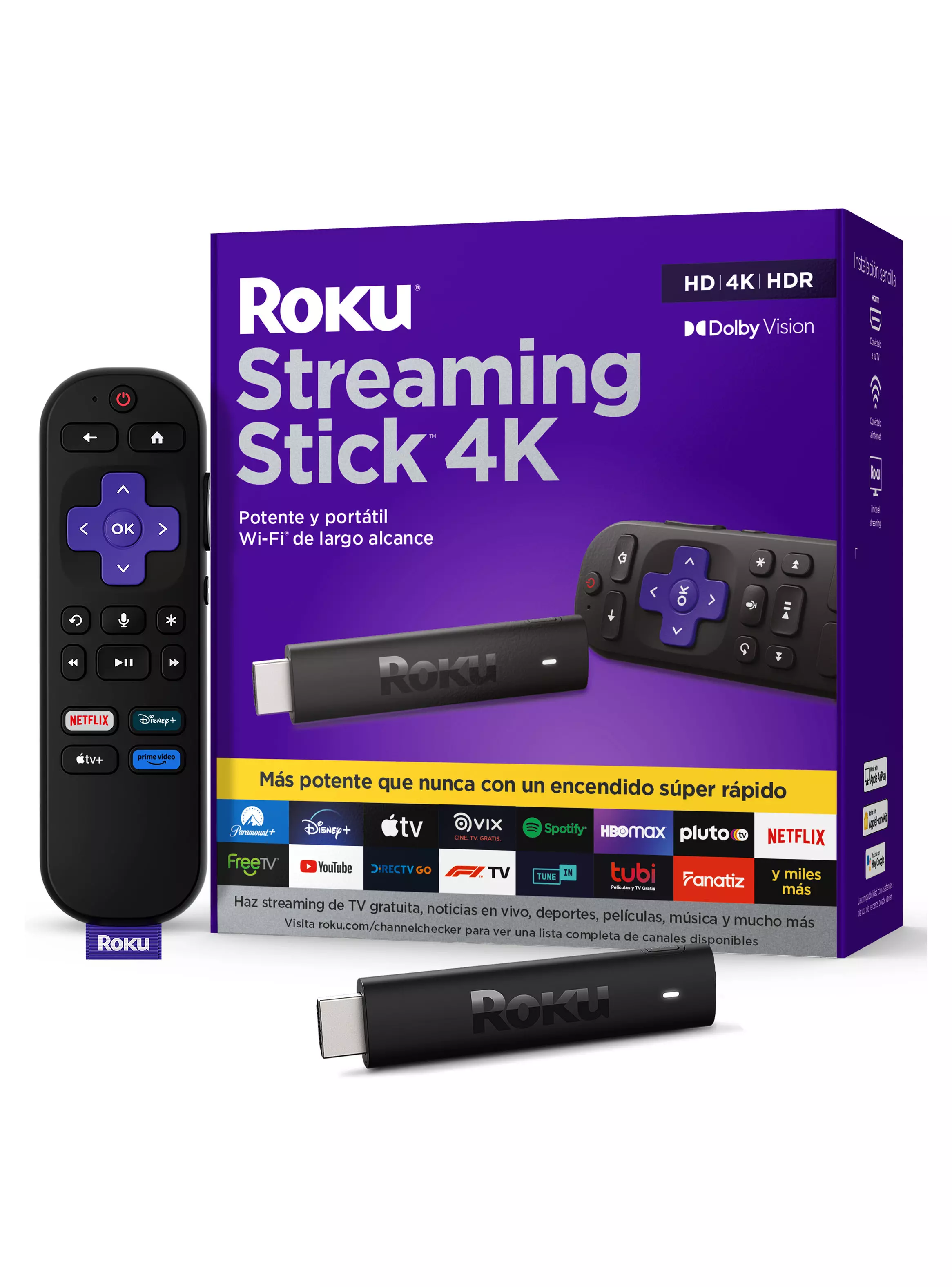 Imagen ampliada #1 para Roku Streaming Stick 4K