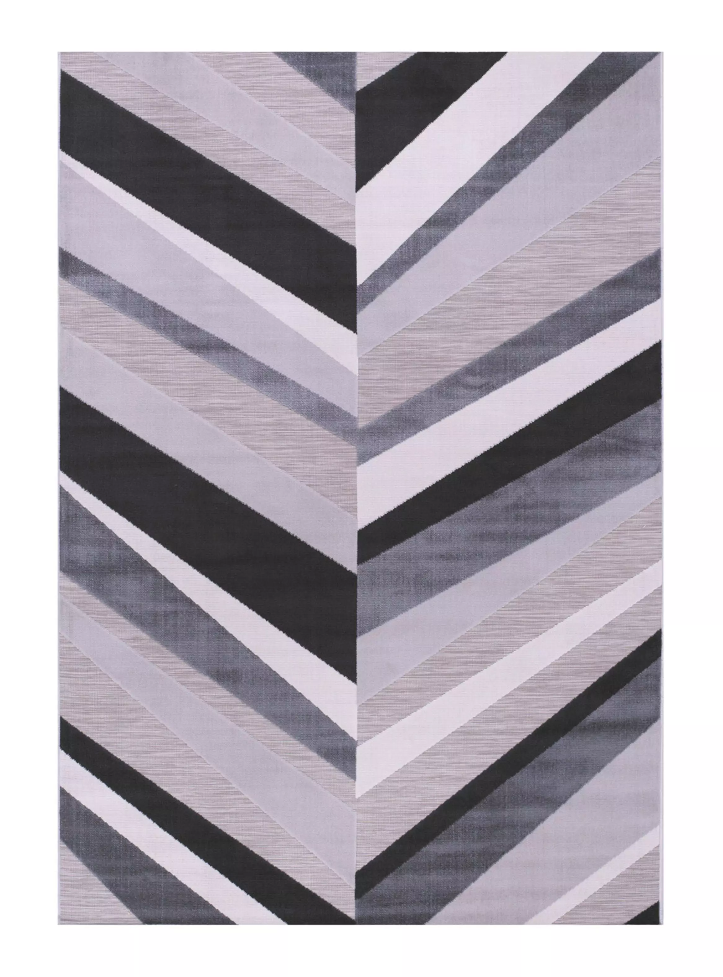 Imagen ampliada #1 para Alfombra Londres 200 x 290 cm Blanco y Negro