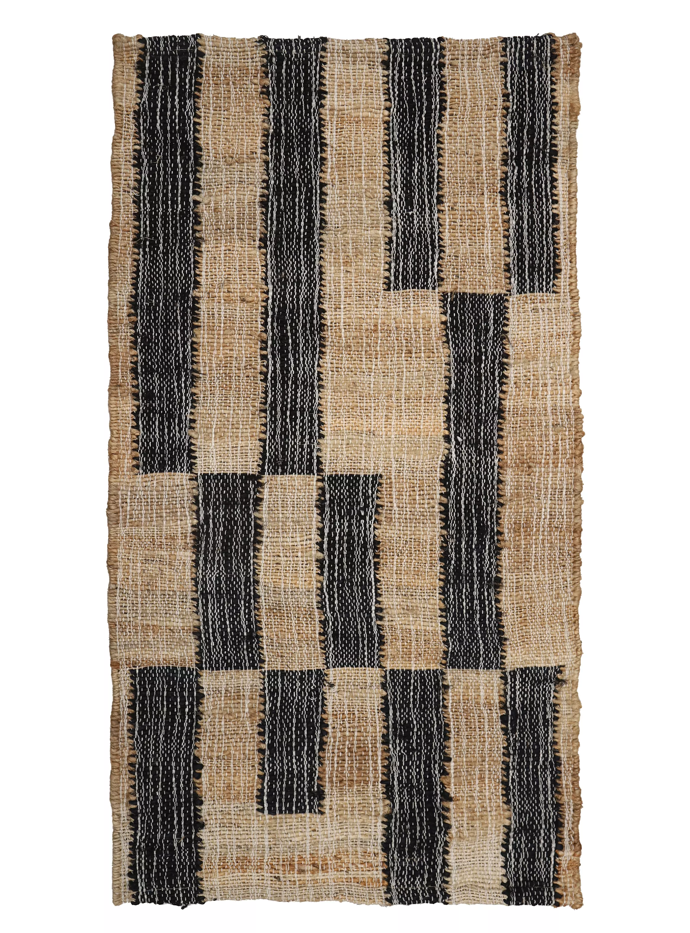 Miniatura de Bajada de Cama Yute Tribal 60x120 cm
