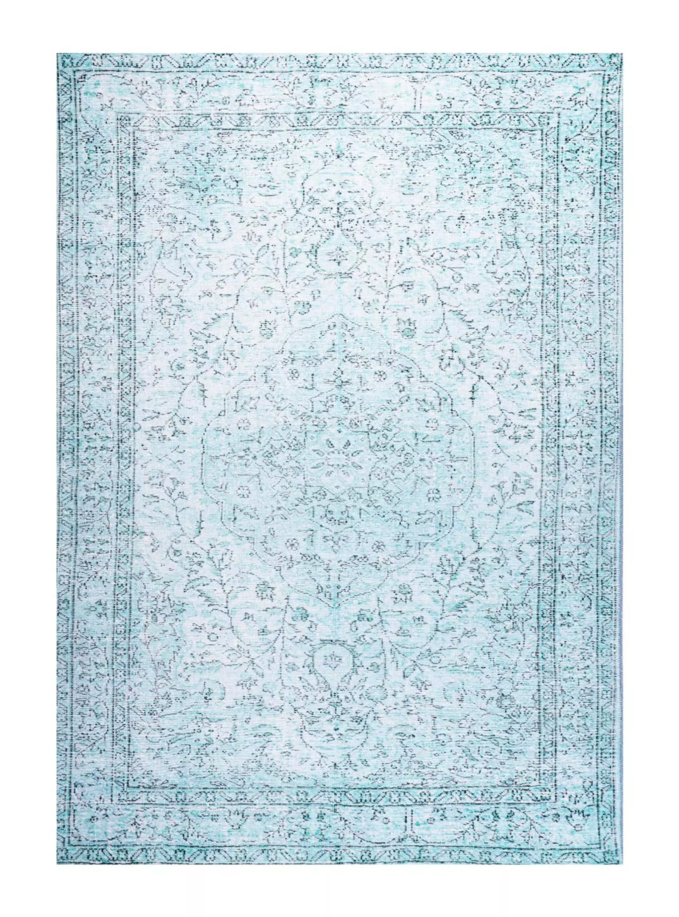 Imagen ampliada #1 para Alfombra Vintage 160x230 cm Turquesa